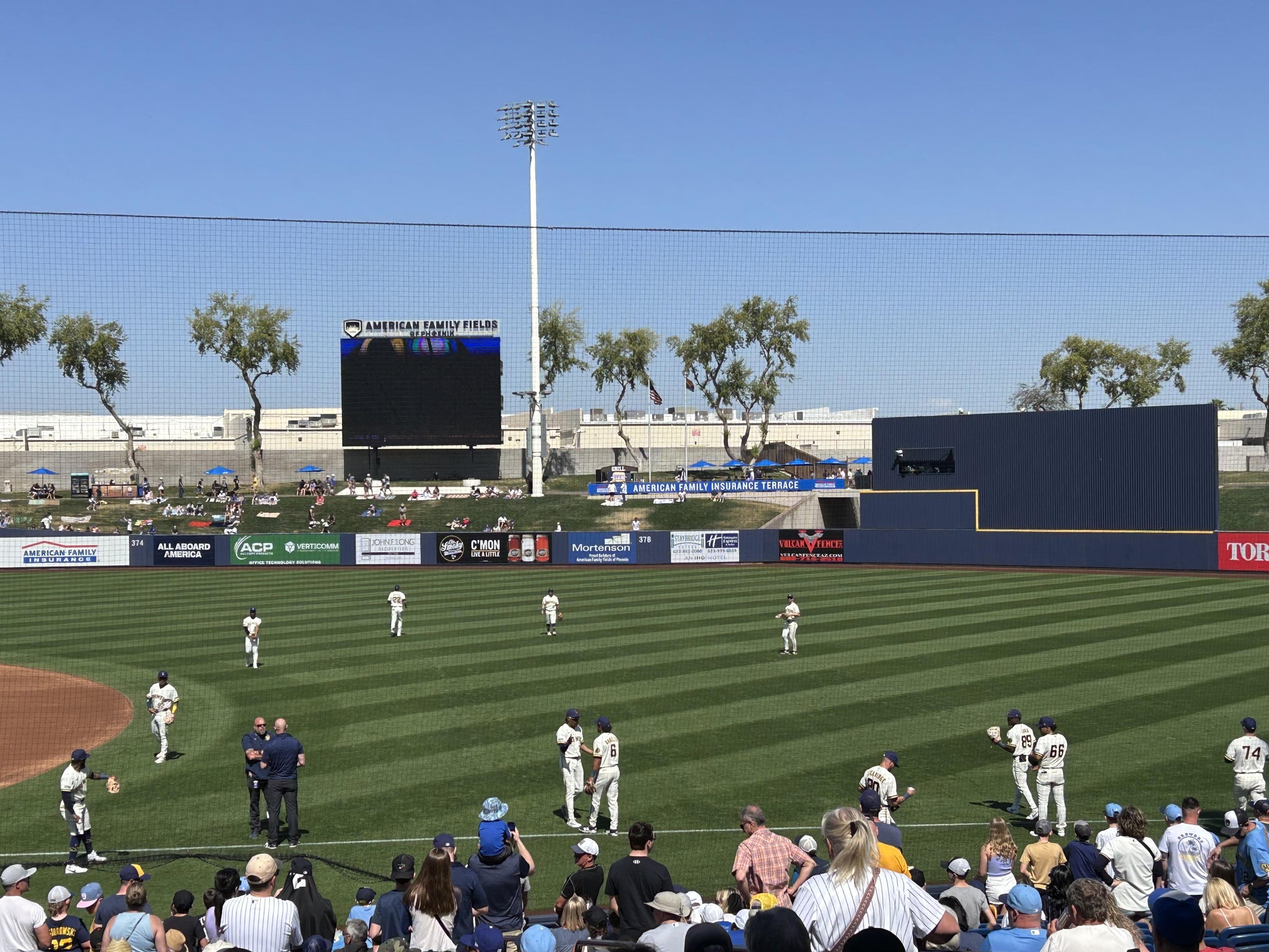 Real Fan View taken from Section 113 at American Family Fields of Phoenix by Matt P