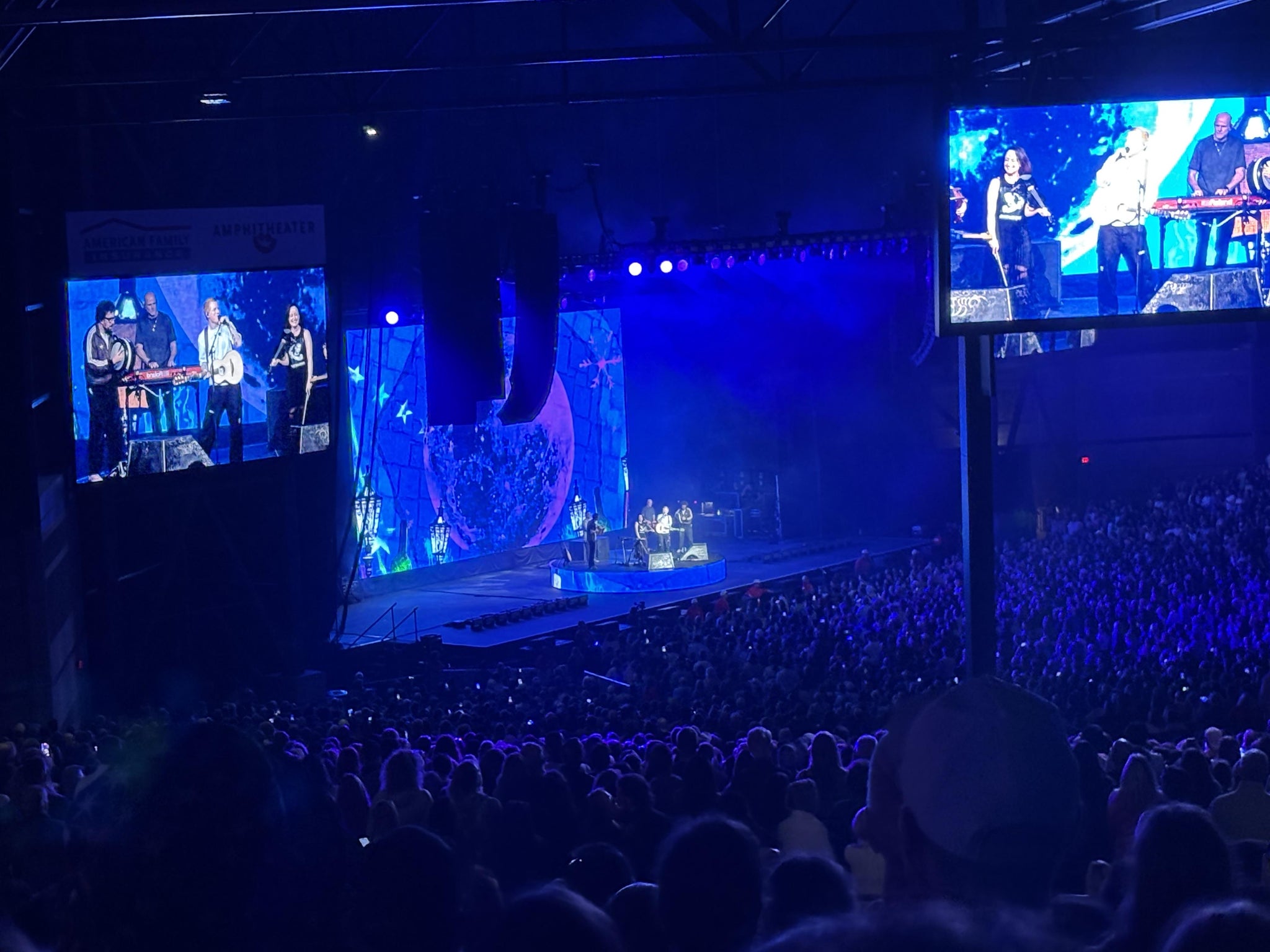 Real Fan View taken from Section 313 at American Family Insurance Amphitheater - Summerfest Grounds by Alan S