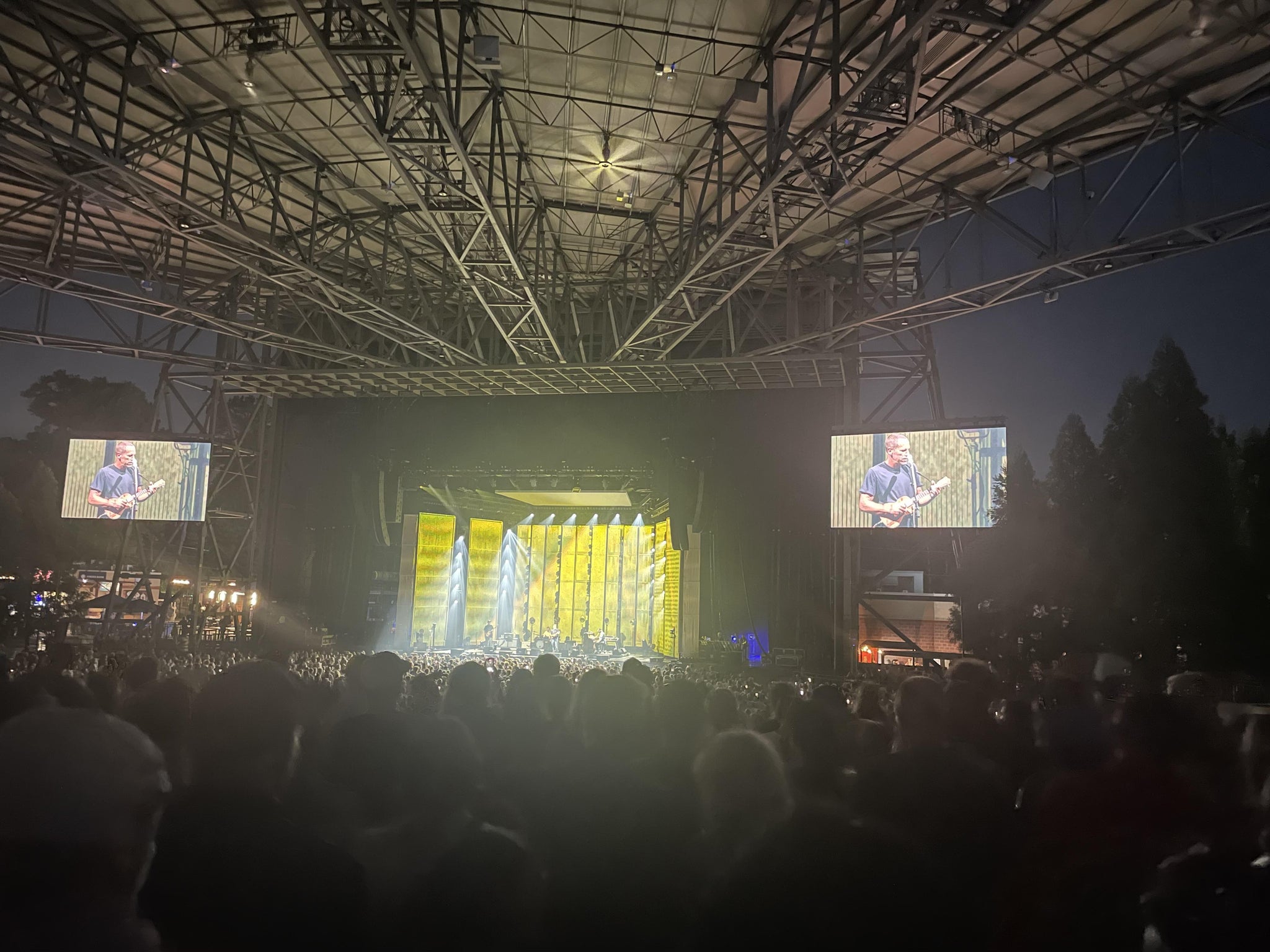 Real Fan View taken from Section 102 at Ameris Bank Amphitheatre by Camila Q