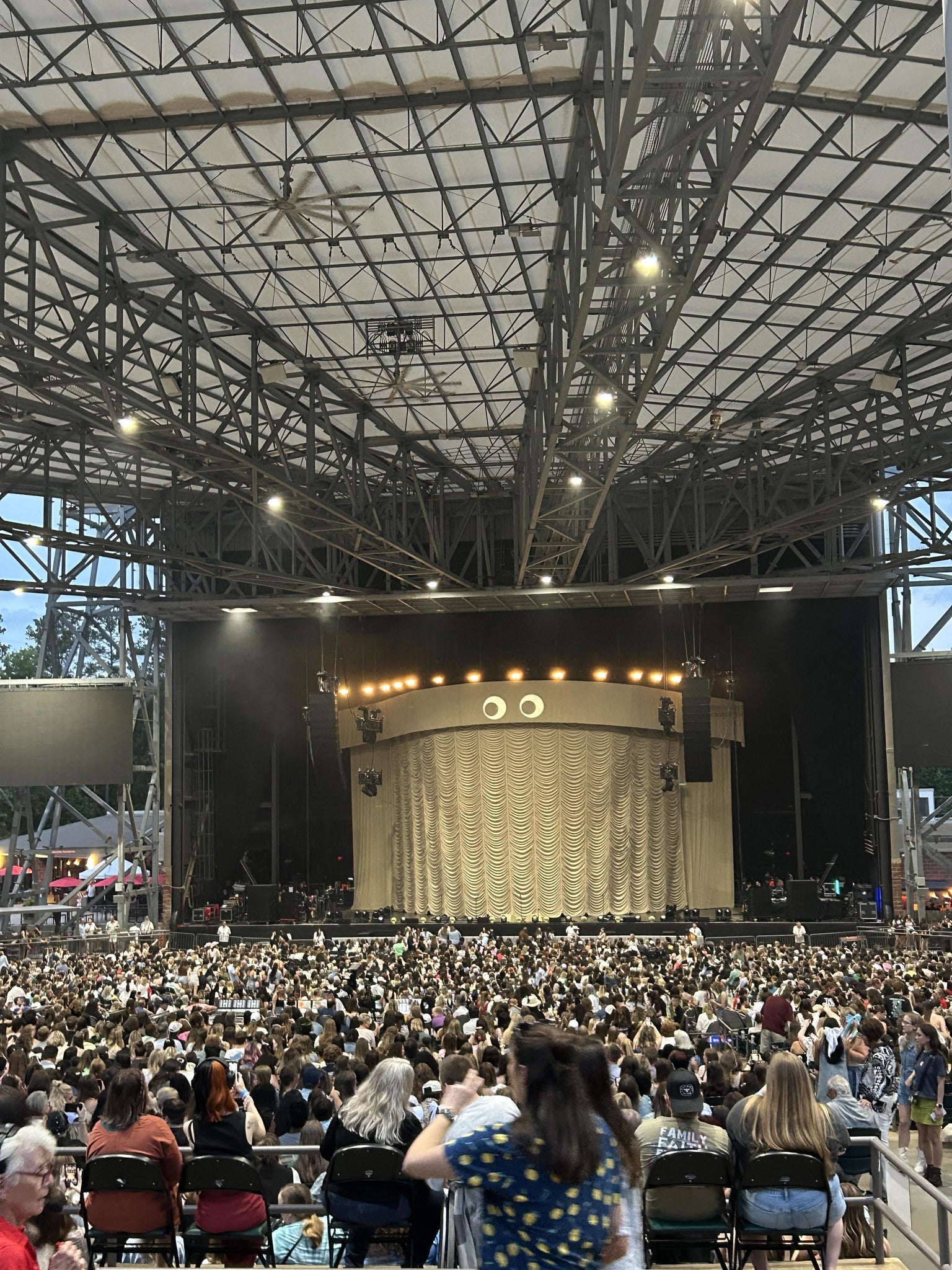Real Fan View taken from GA Lawn at Ameris Bank Amphitheatre by Madi J