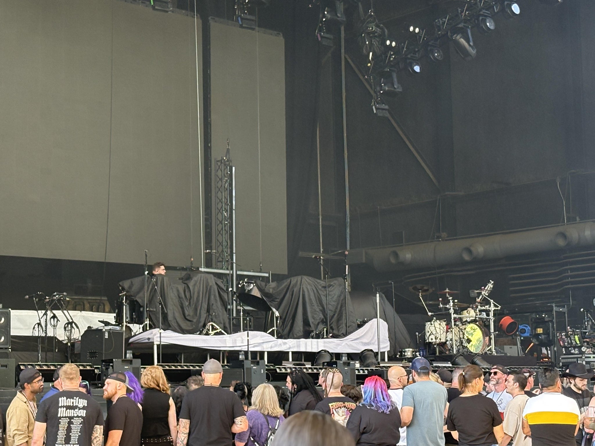 Real Fan View taken from Orchestra 3 at Ameris Bank Amphitheatre by Jessica S