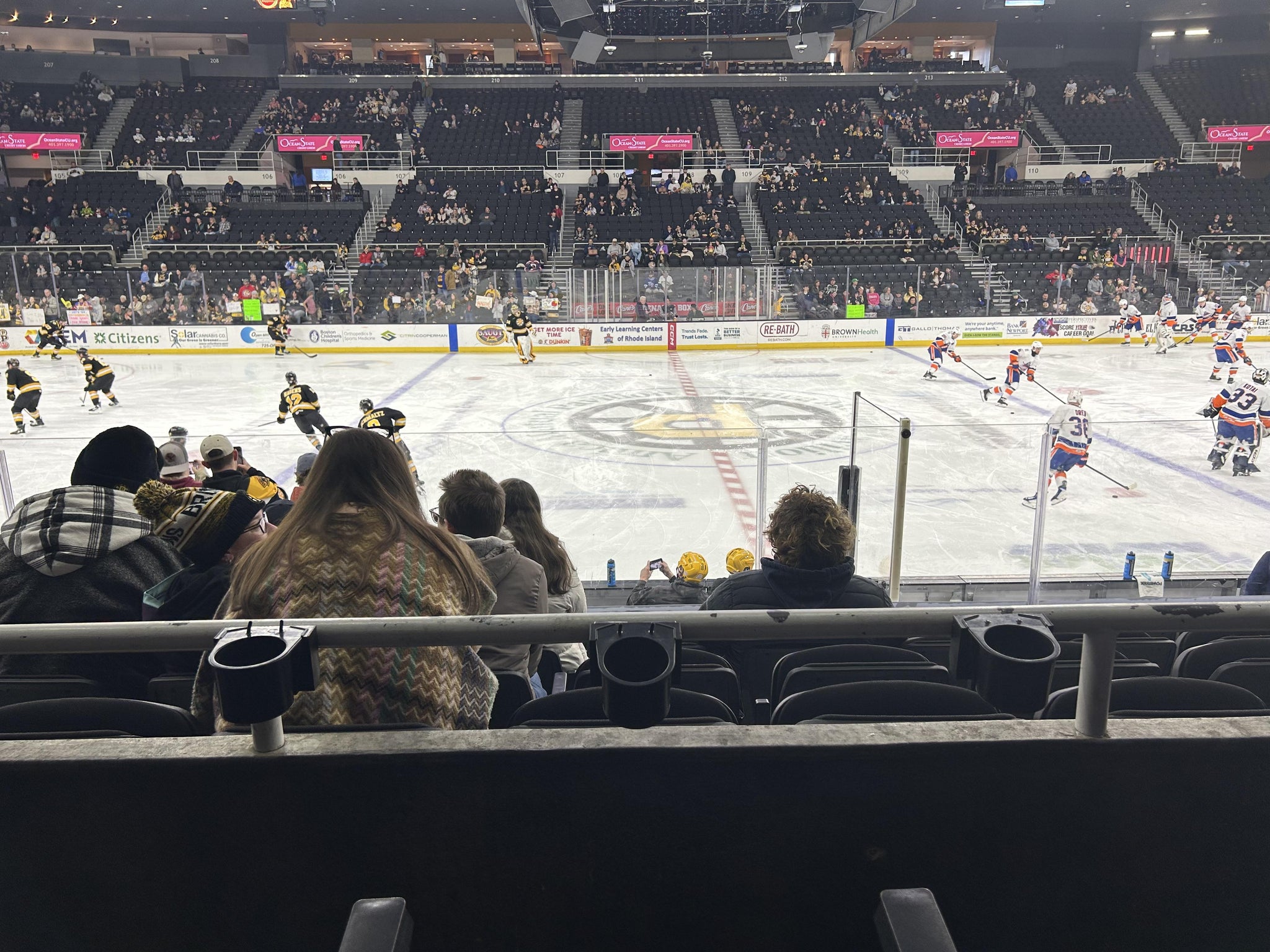 Real Fan View taken from Section 122 at Amica Mutual Pavilion by Christina H