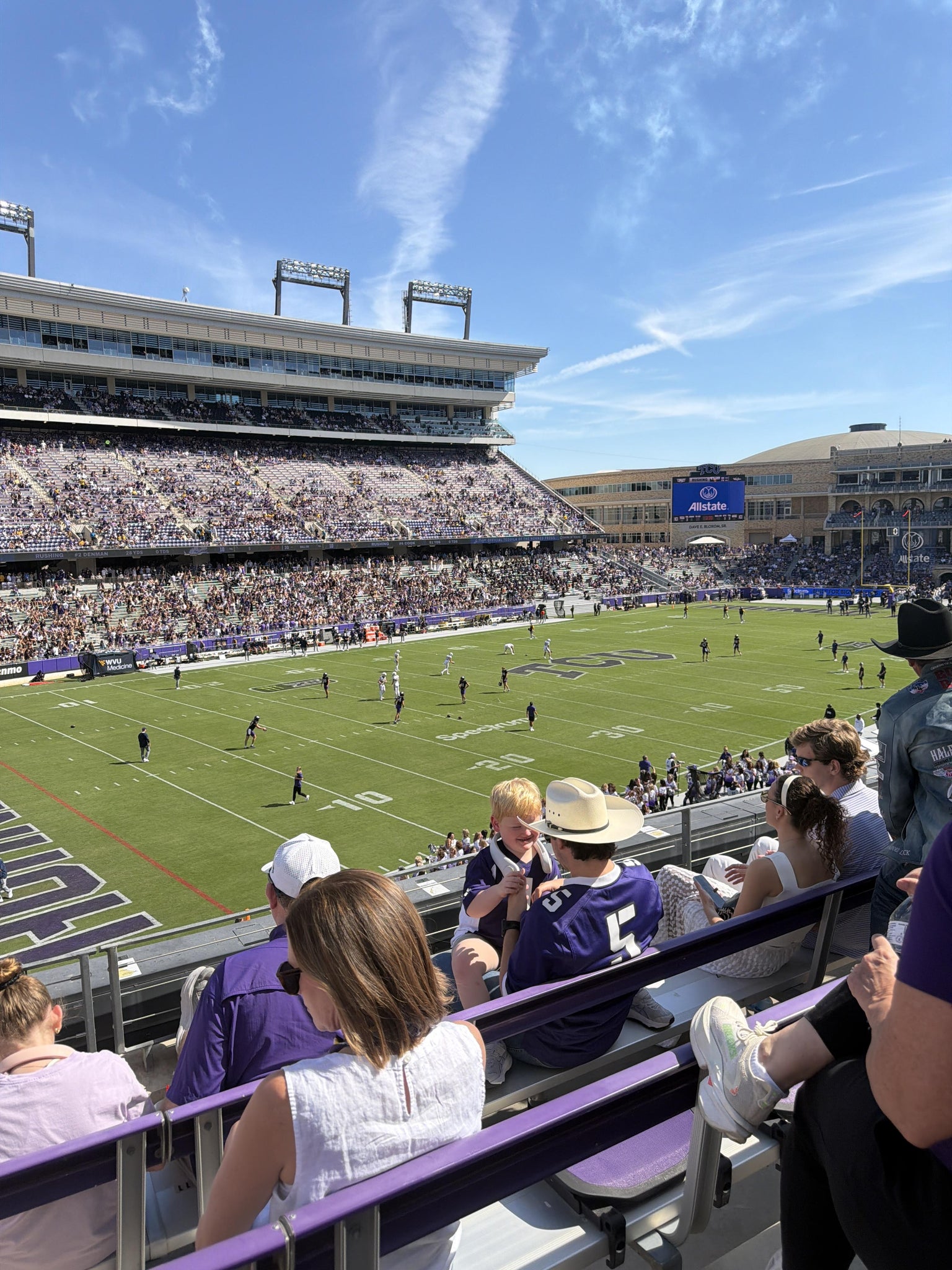 Real Fan View taken from Section 213 at Amon G. Carter Stadium by Alex G