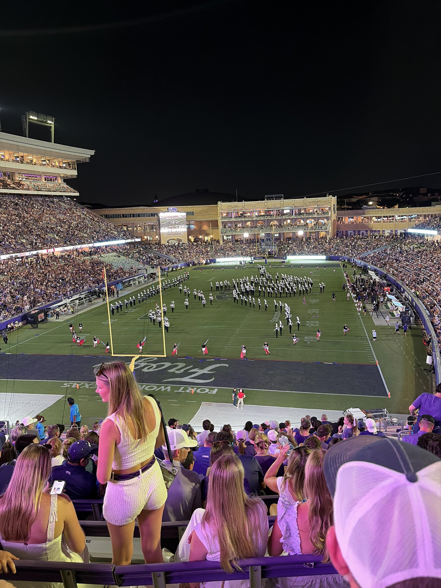 Real Fan View taken from Section 220 at Amon G. Carter Stadium by Gerardo S