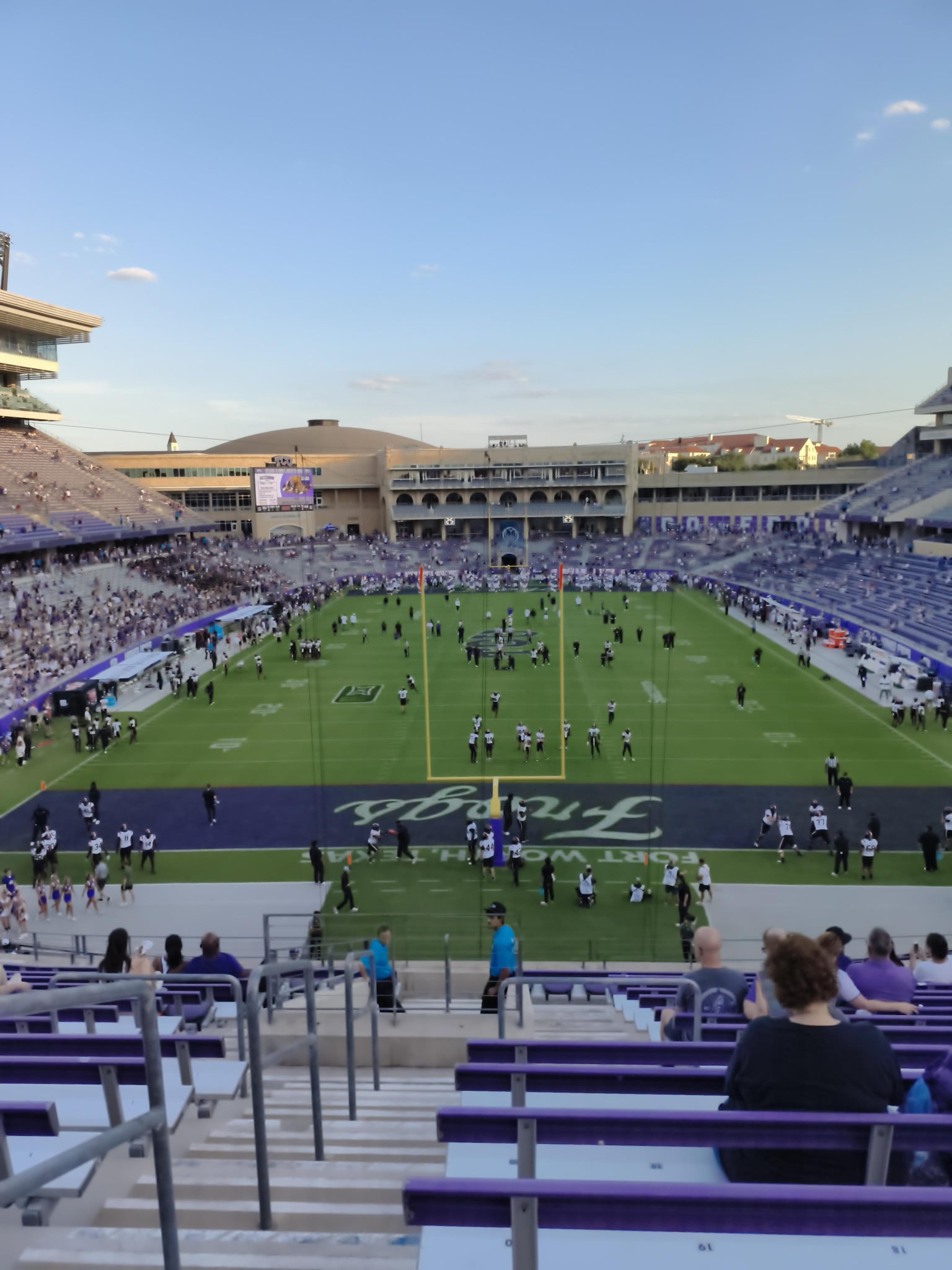 Real Fan View taken from Section 221 at Amon G. Carter Stadium by Cristian O