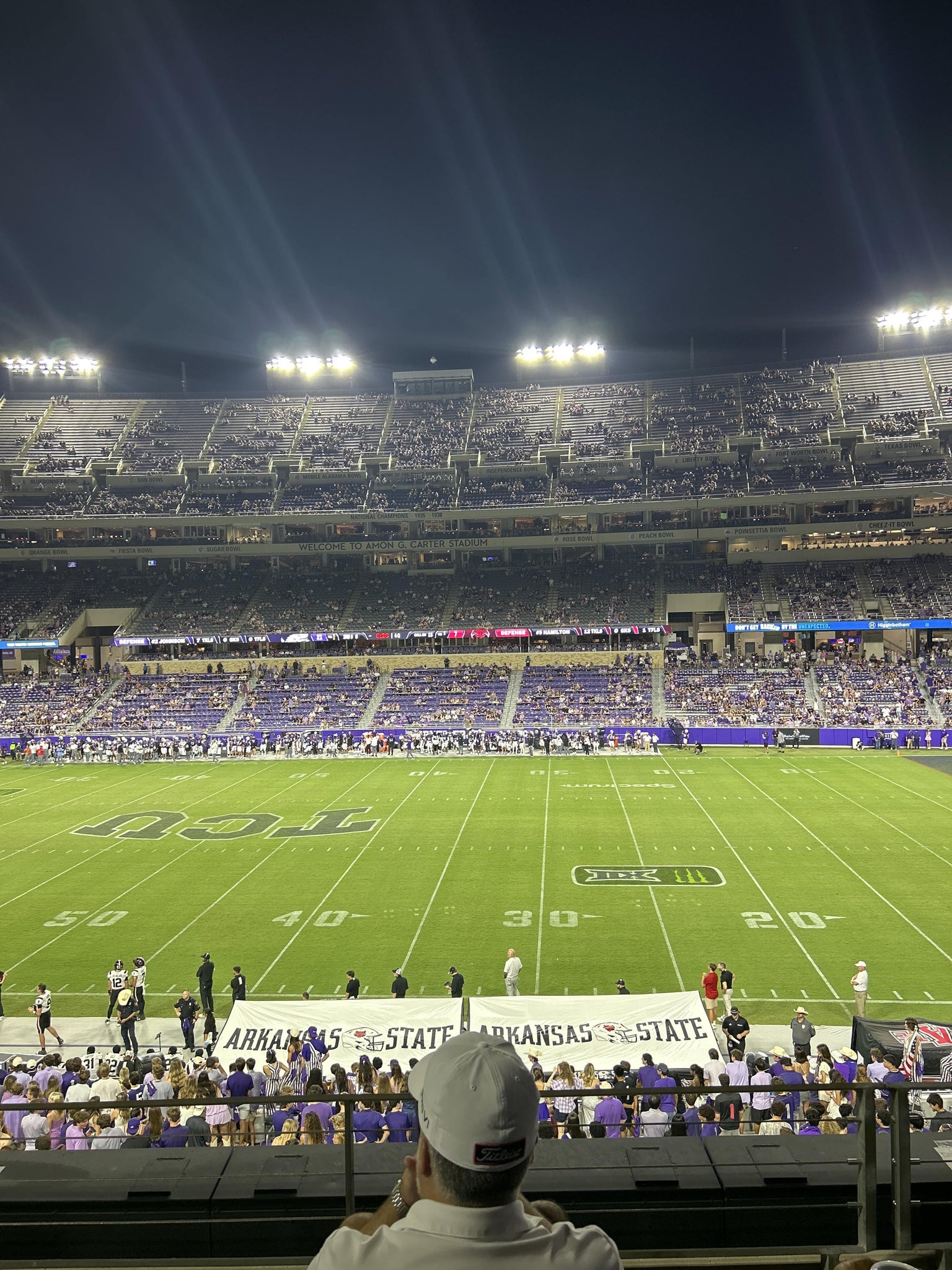 Real Fan View taken from Section 233 at Amon G. Carter Stadium by Anonymous User