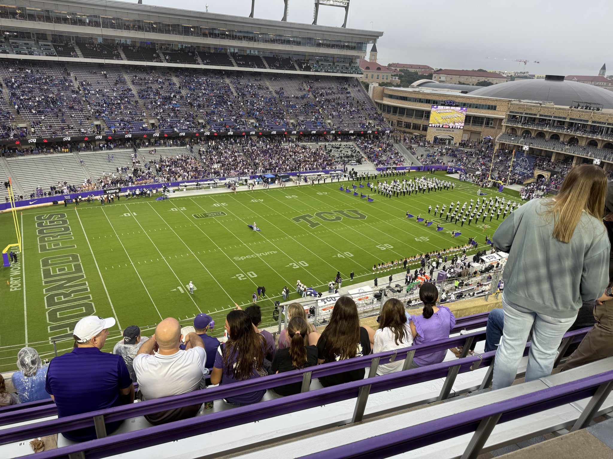Real Fan View taken from Section 310 at Amon G. Carter Stadium by Scott P