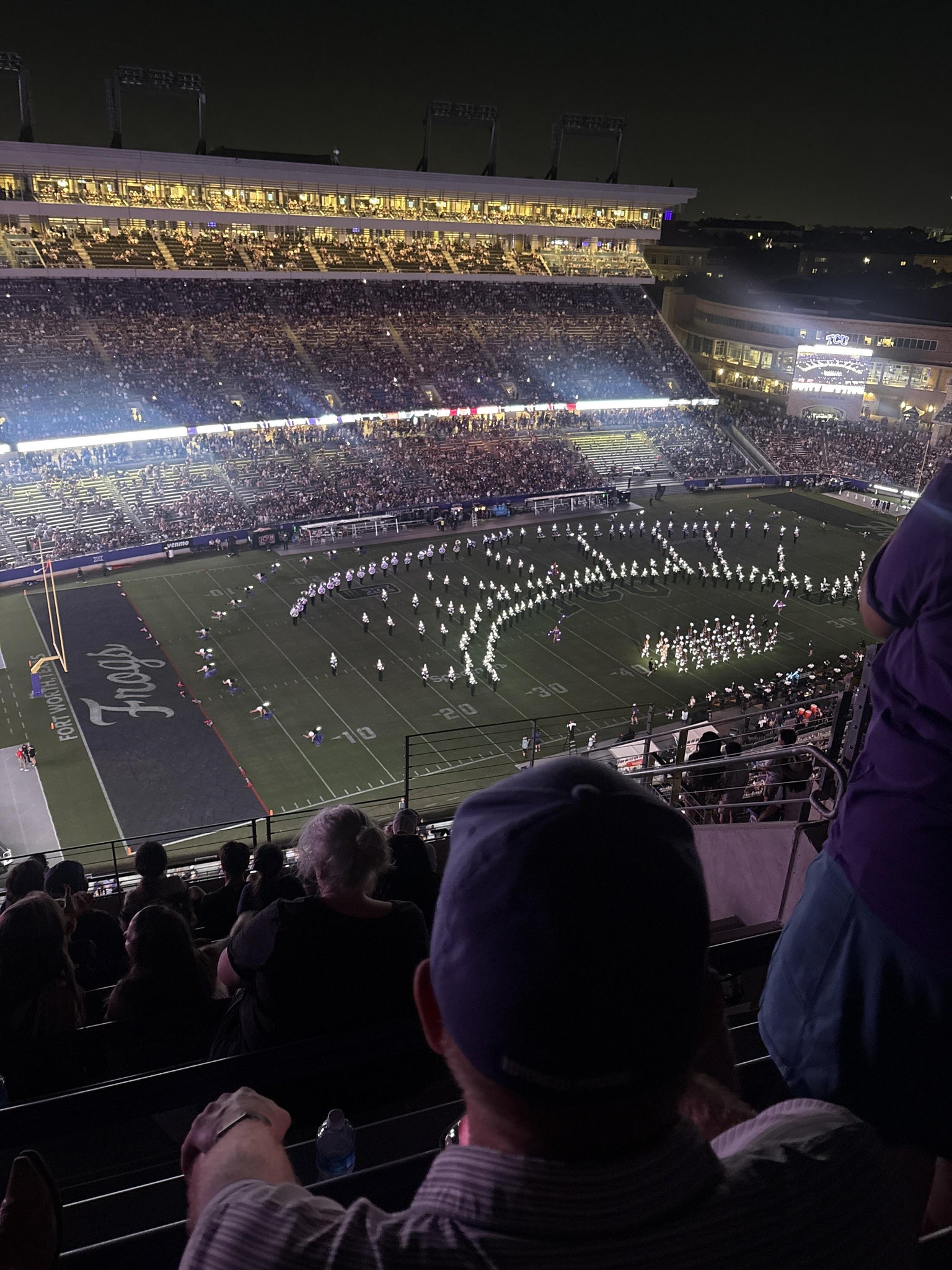 Real Fan View taken from Section 411 at Amon G. Carter Stadium by Adrian W
