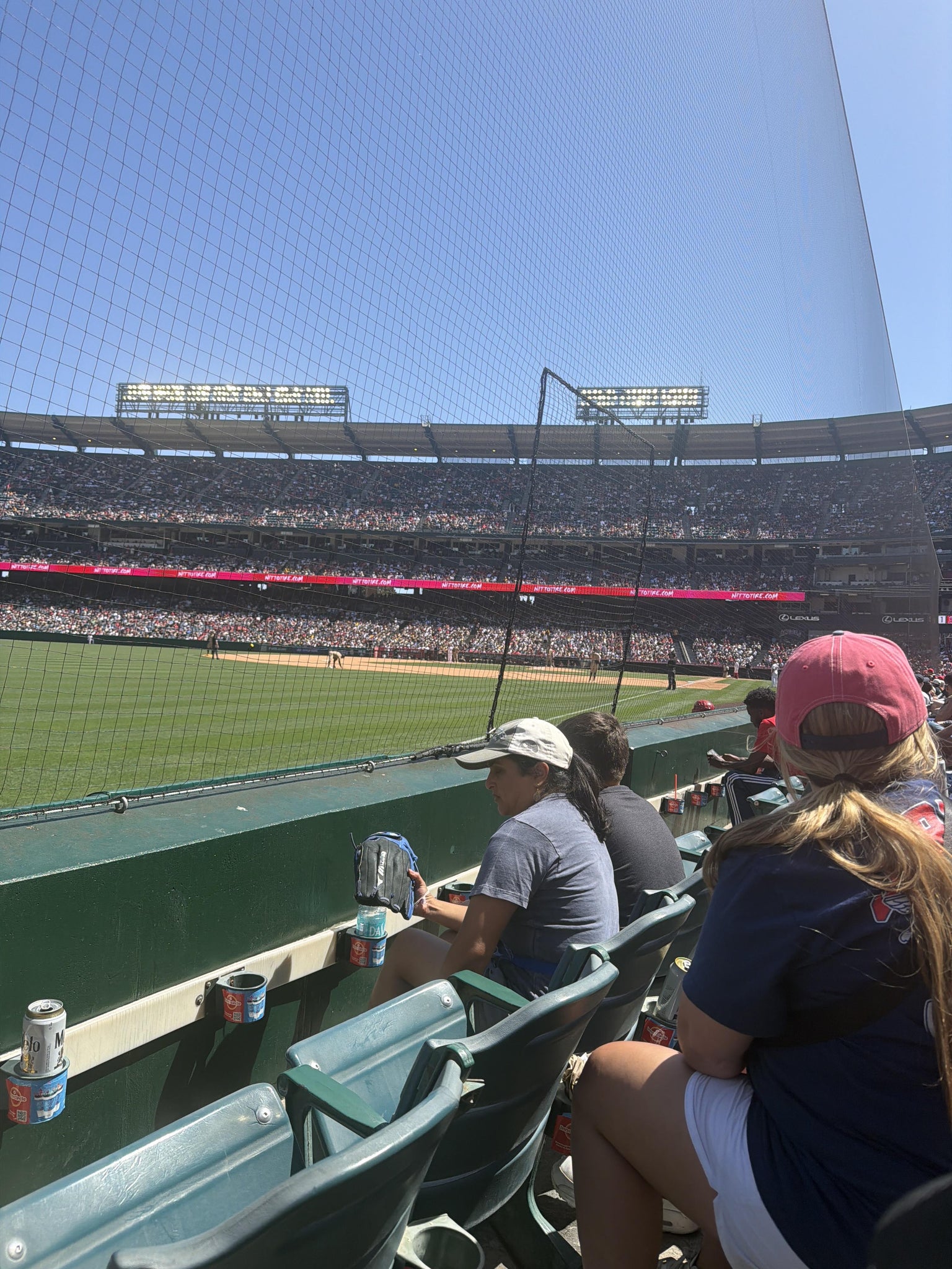 Real Fan View taken from Section 105 at Angel Stadium by Evonna C