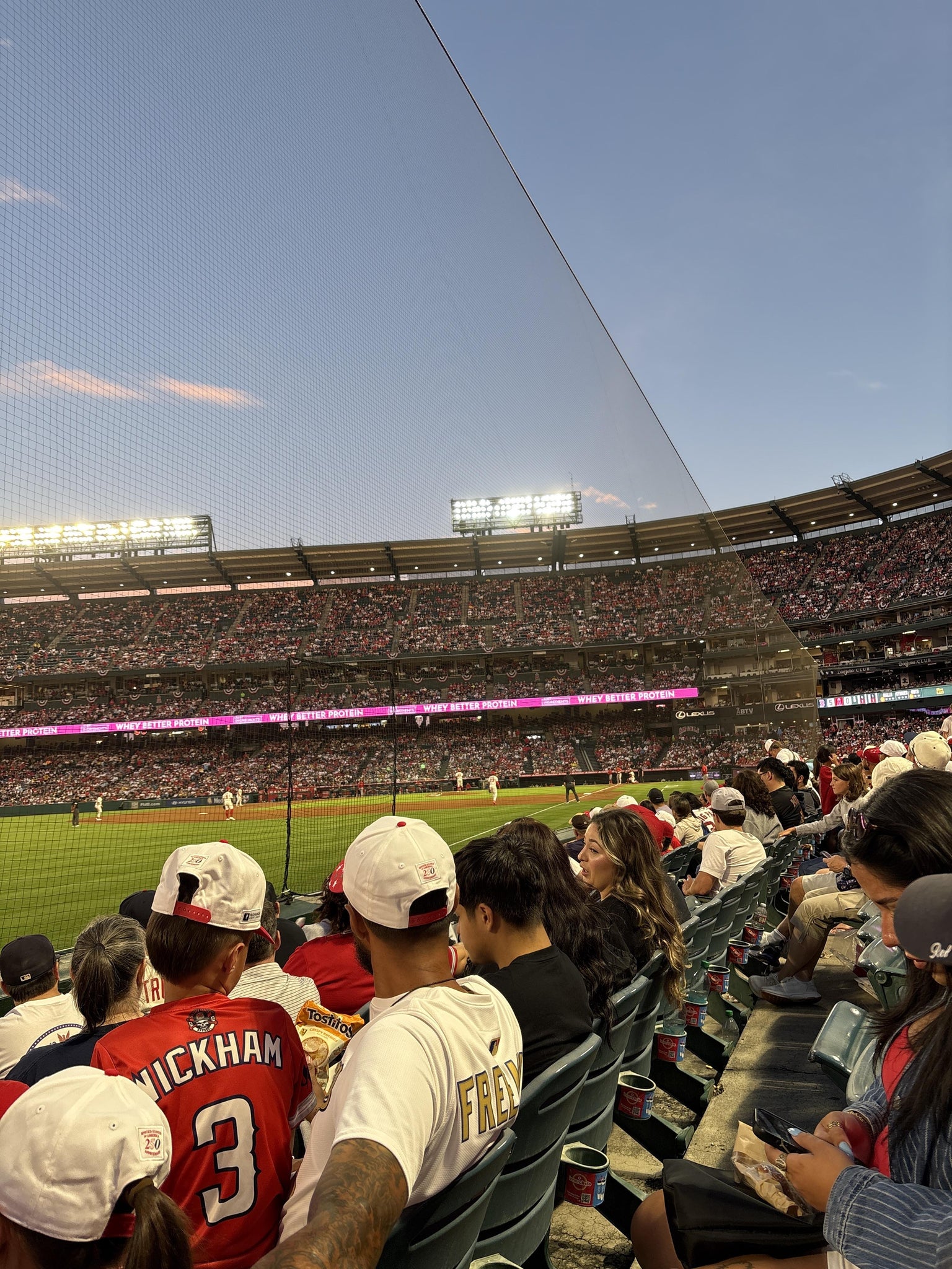 Real Fan View taken from Section 105 at Angel Stadium by William H