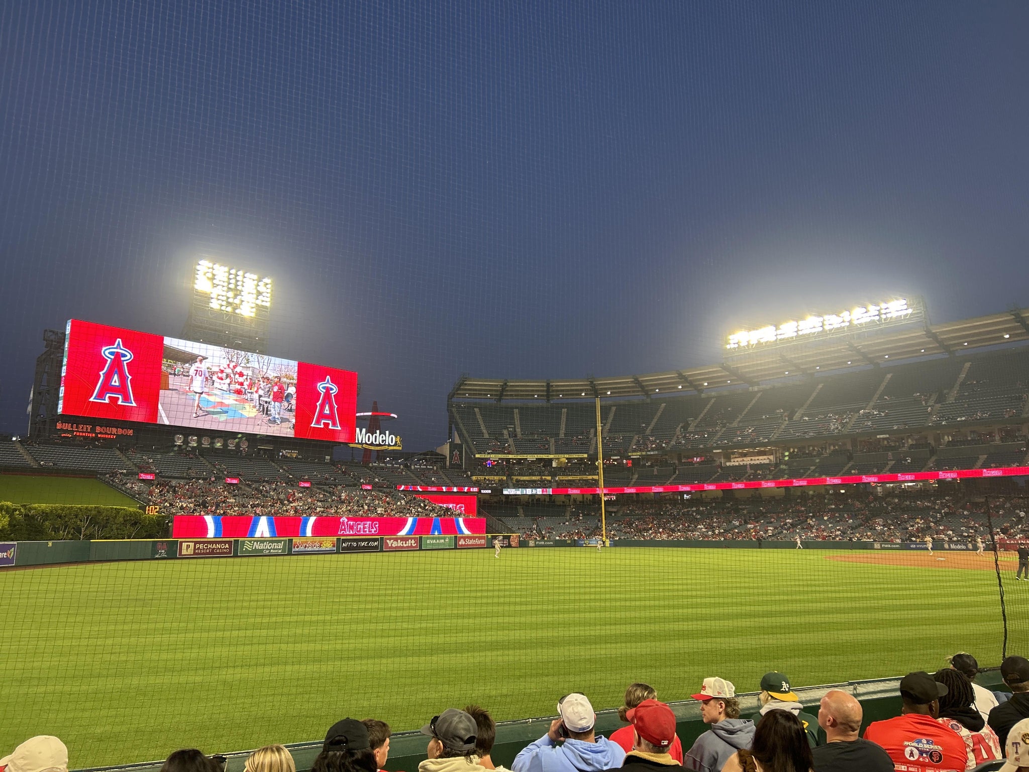 Real Fan View taken from Section 105 at Angel Stadium by Monica H