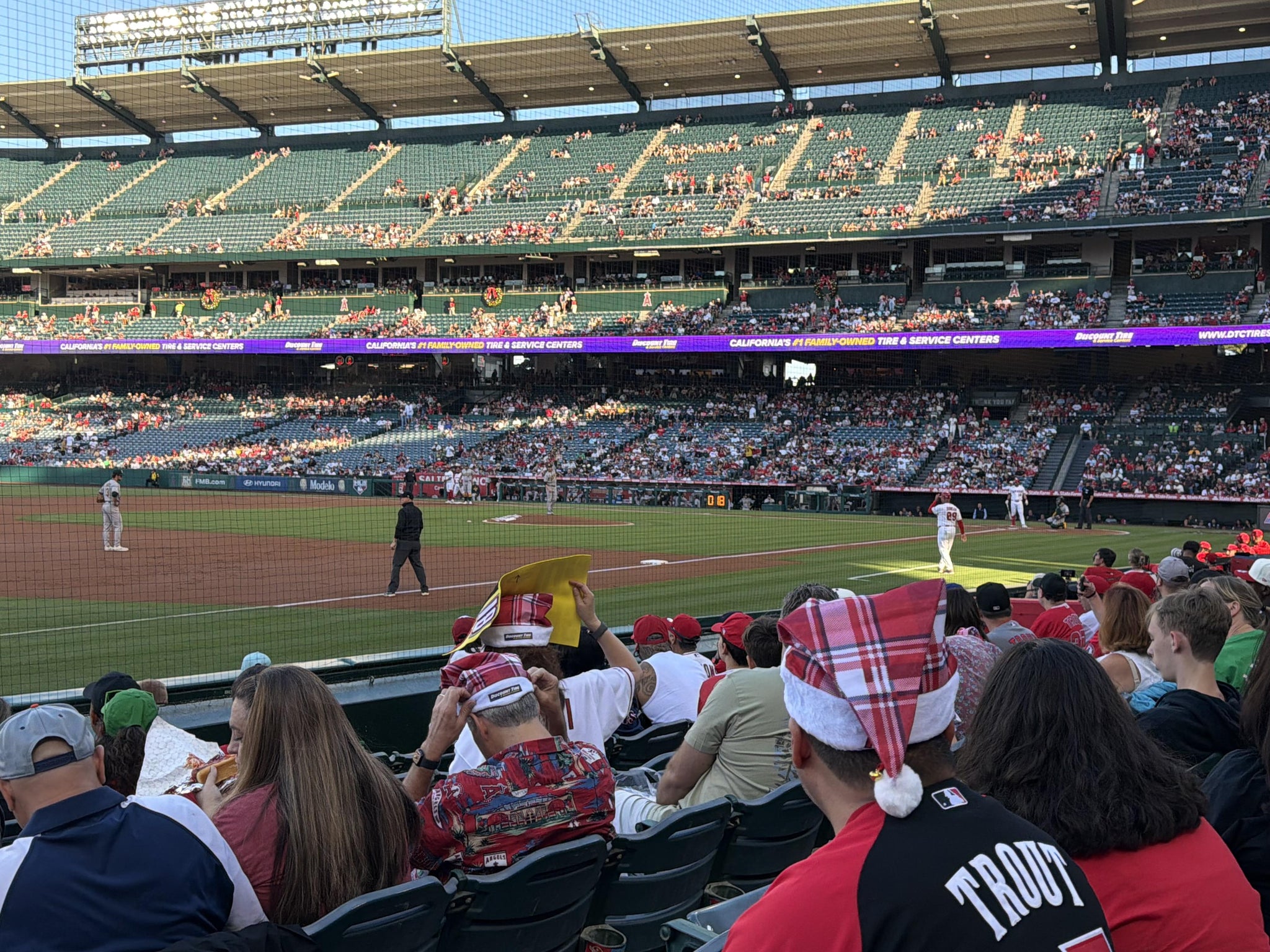 Real Fan View taken from Section 108 at Angel Stadium by Jeremy T