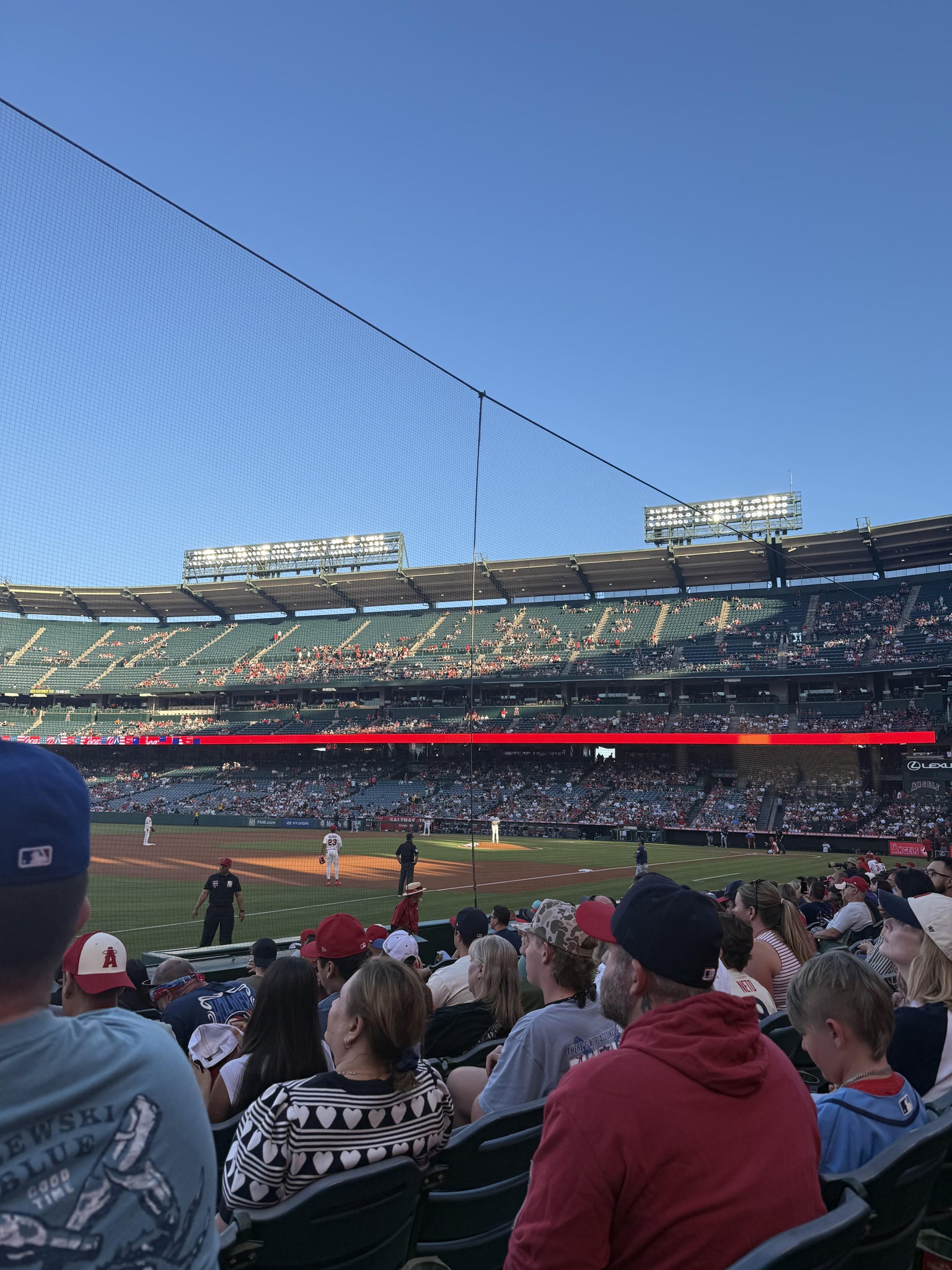 Real Fan View taken from Section 108 at Angel Stadium by Connie Z