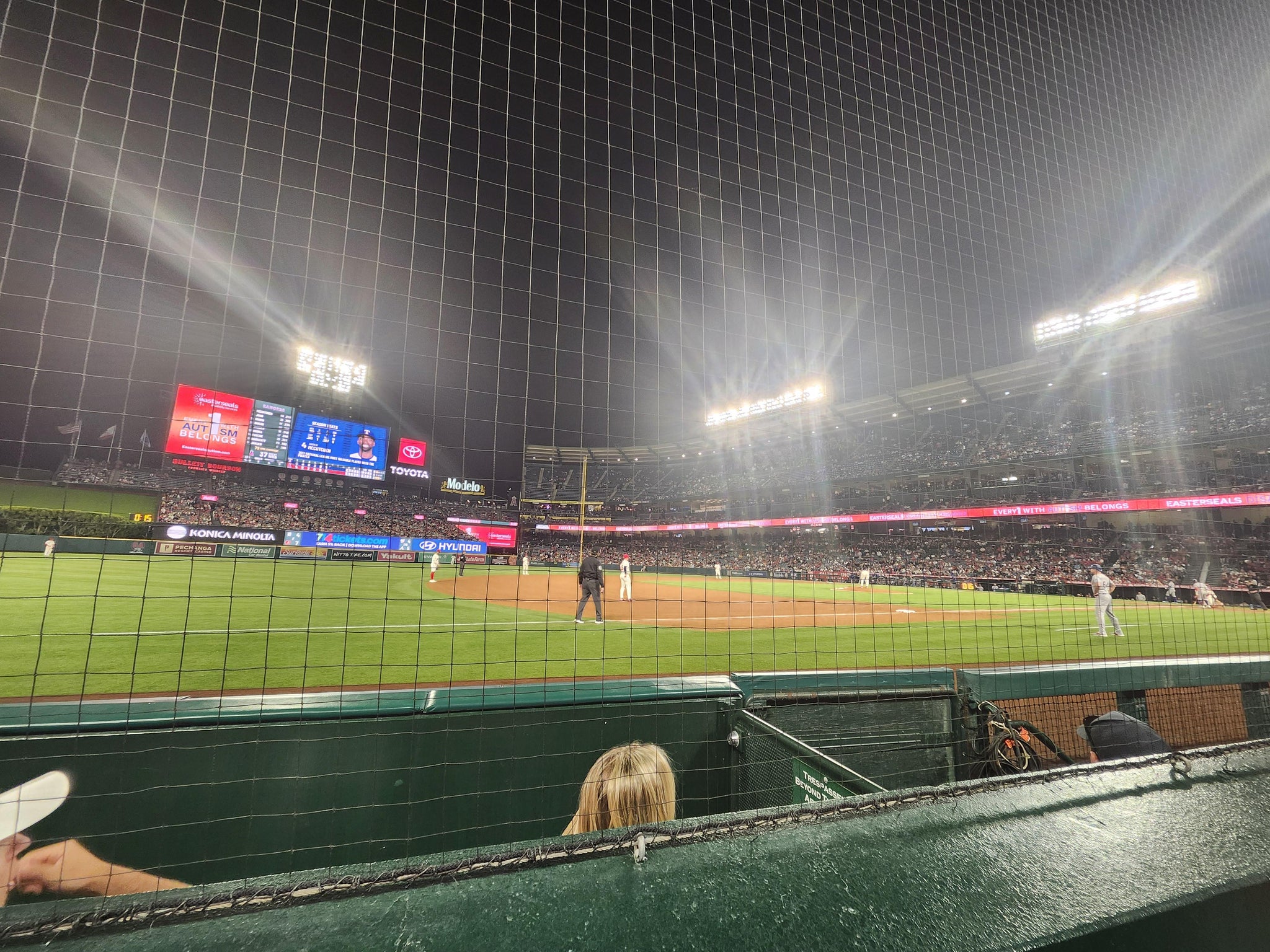 Real Fan View taken from Section 109 at Angel Stadium by Hardy E