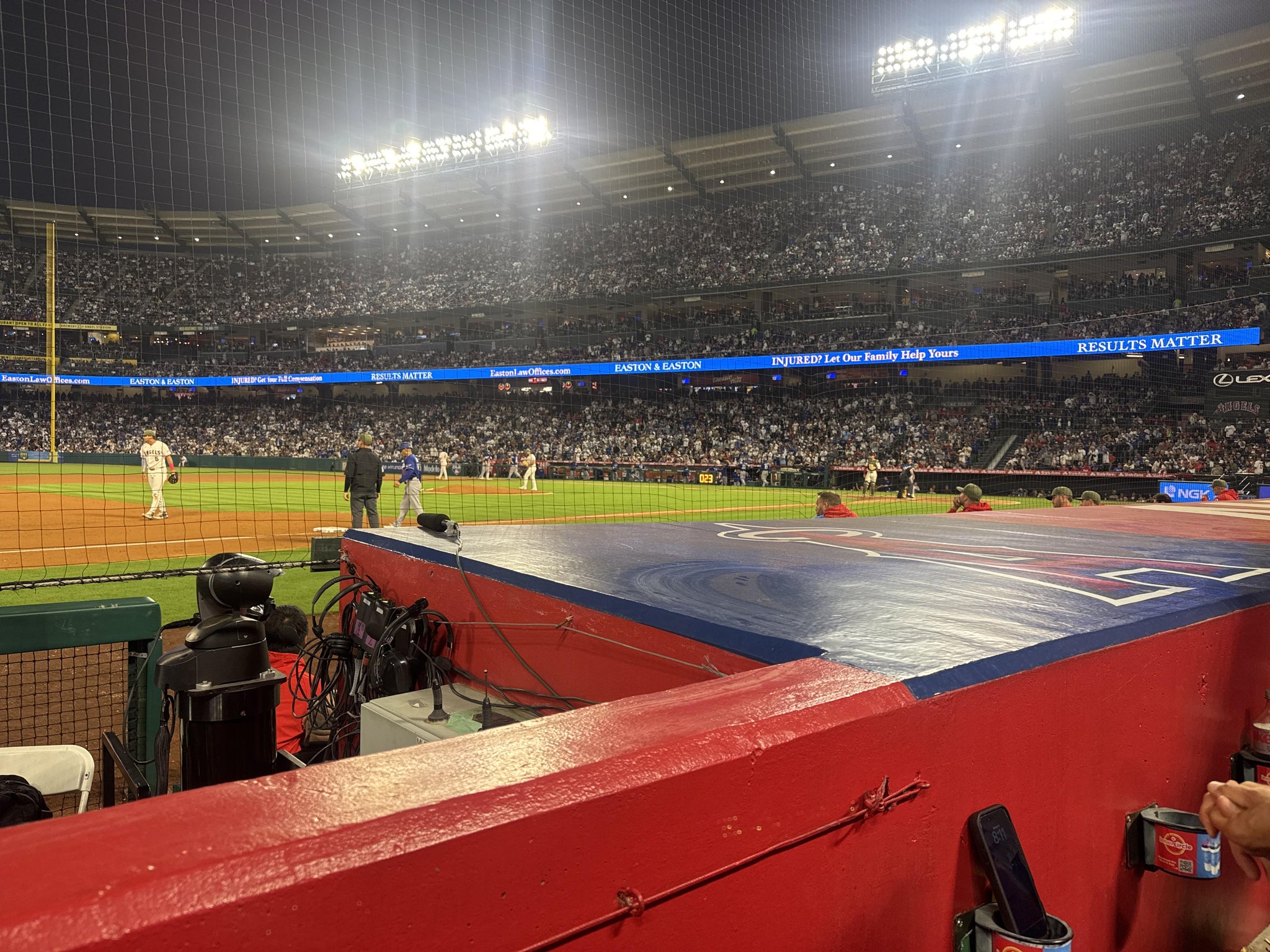 Real Fan View taken from Section 110 at Angel Stadium by Jolene F