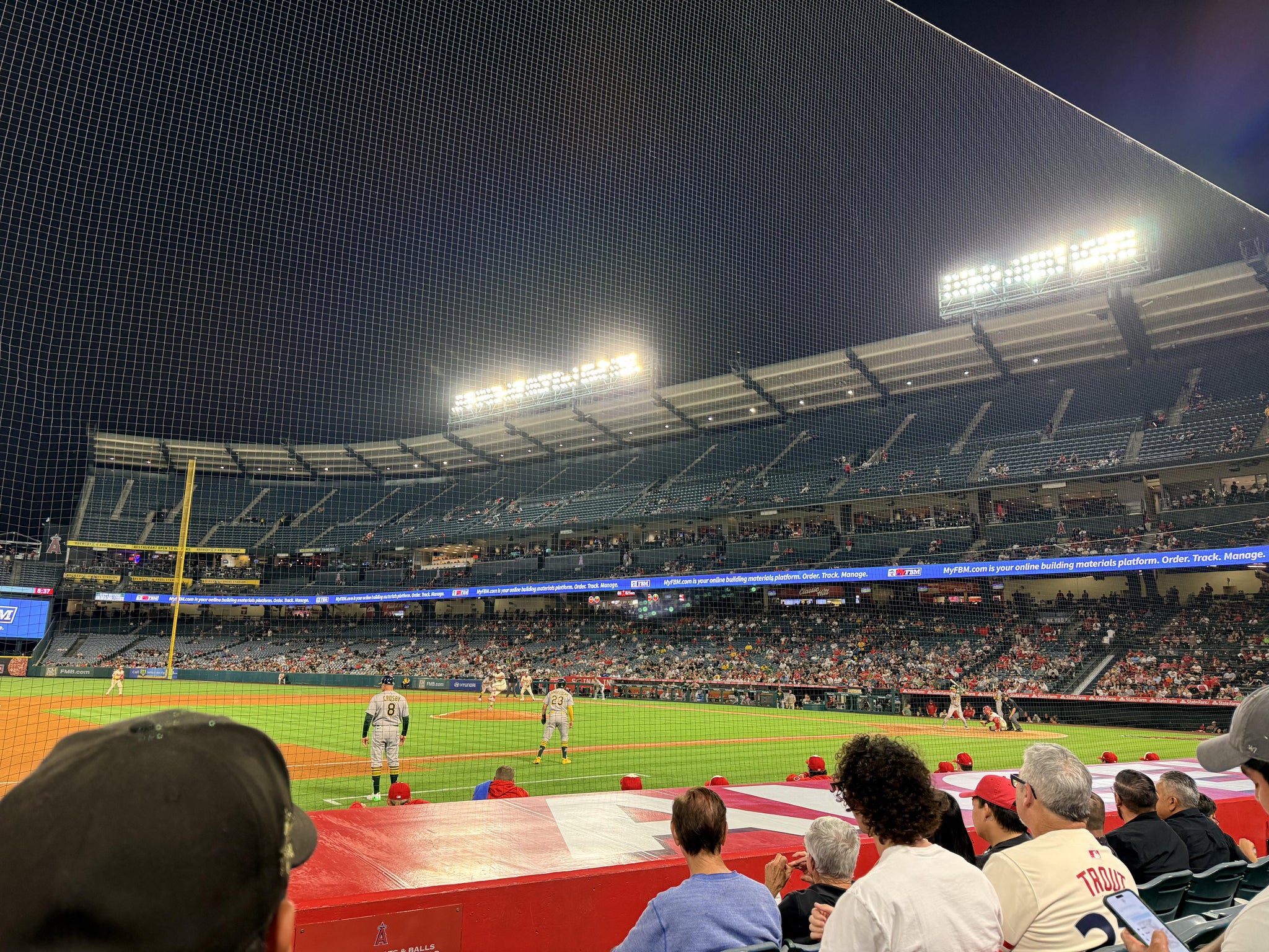 Real Fan View taken from Section 110 at Angel Stadium by Kim S