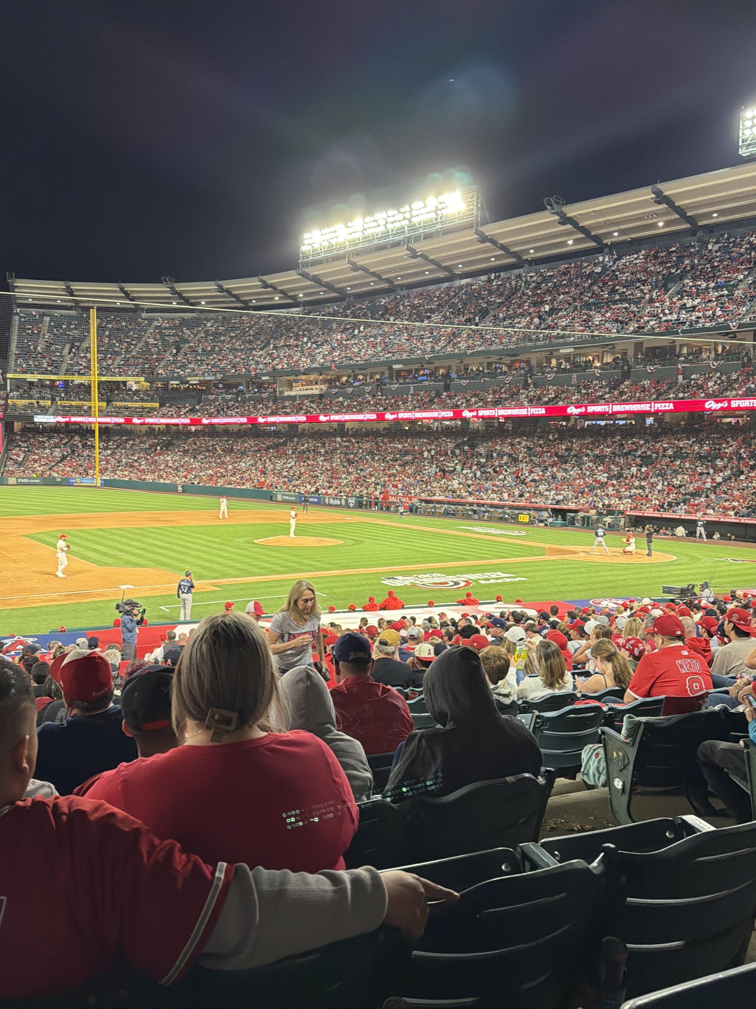 Real Fan View taken from Section 110 at Angel Stadium by Jeremy K
