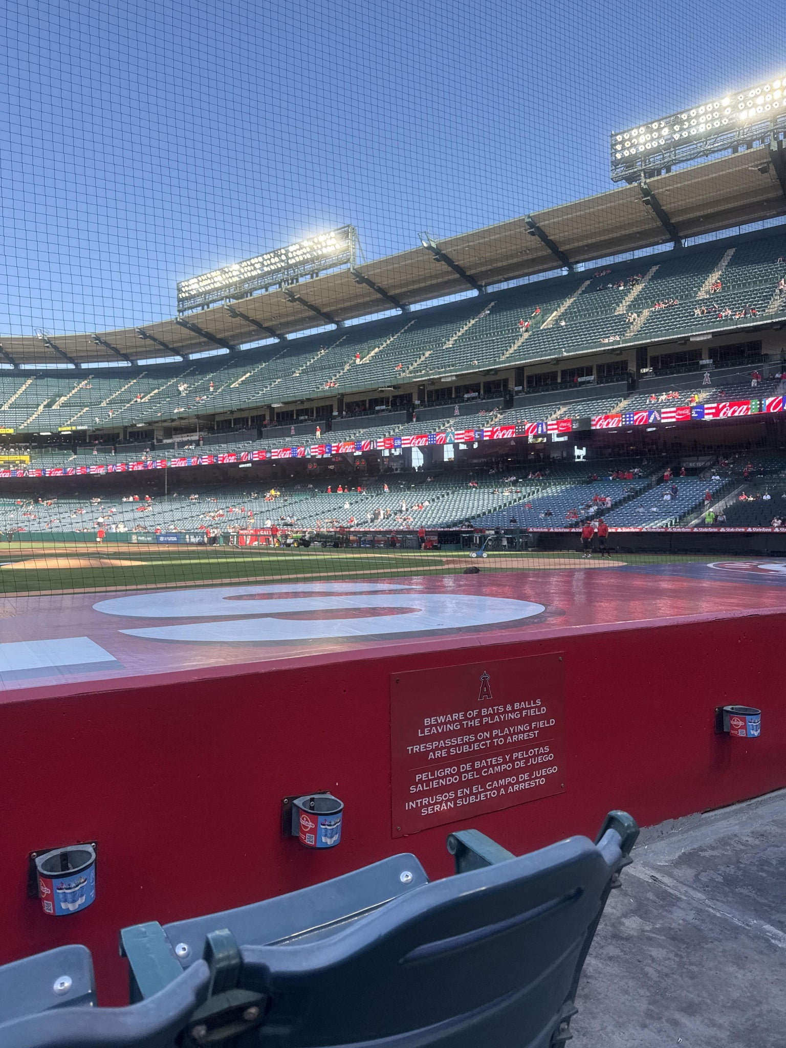 Real Fan View taken from Section 111 at Angel Stadium by Leon A