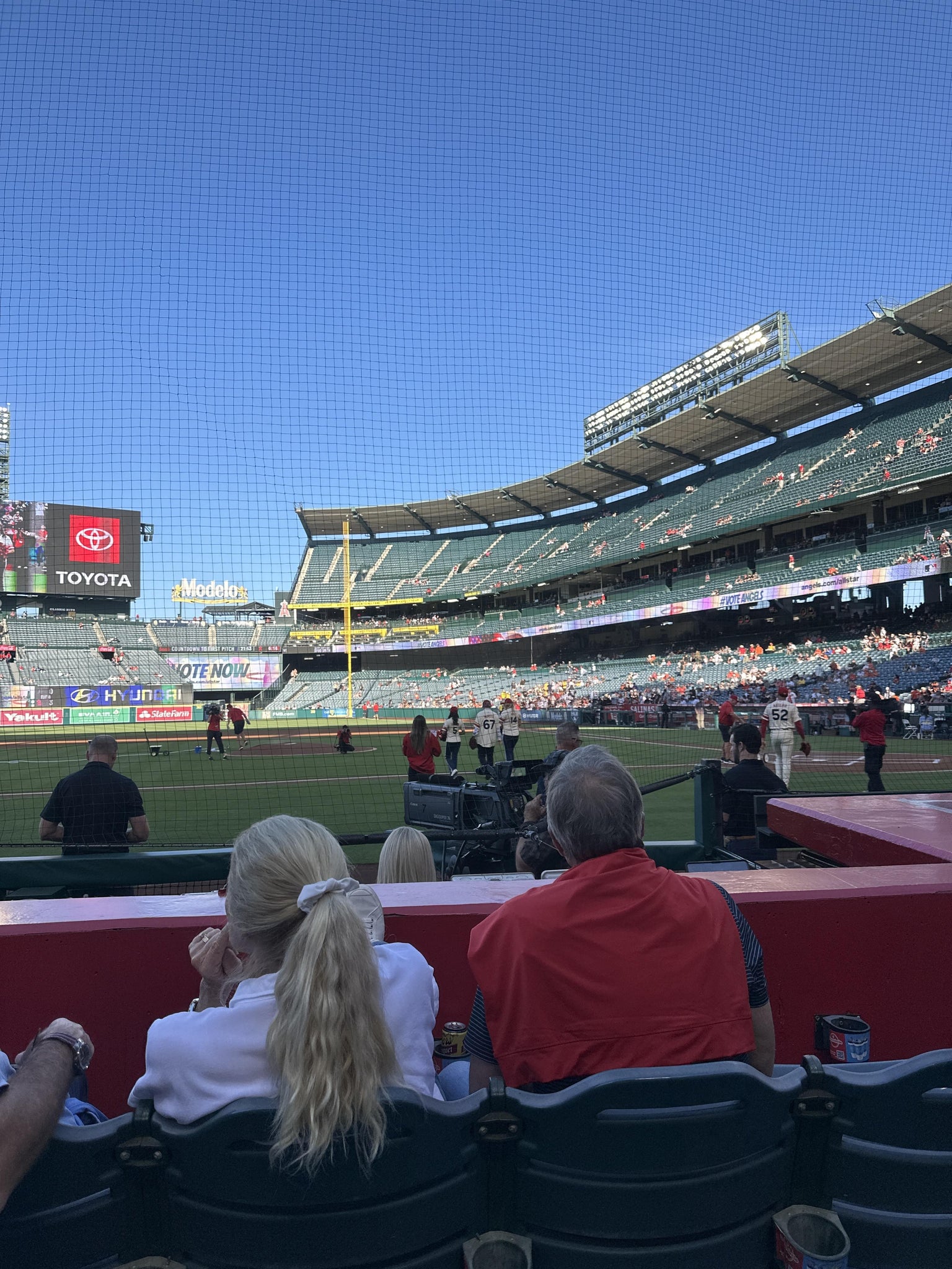 Real Fan View taken from Section 112 at Angel Stadium by Gary J