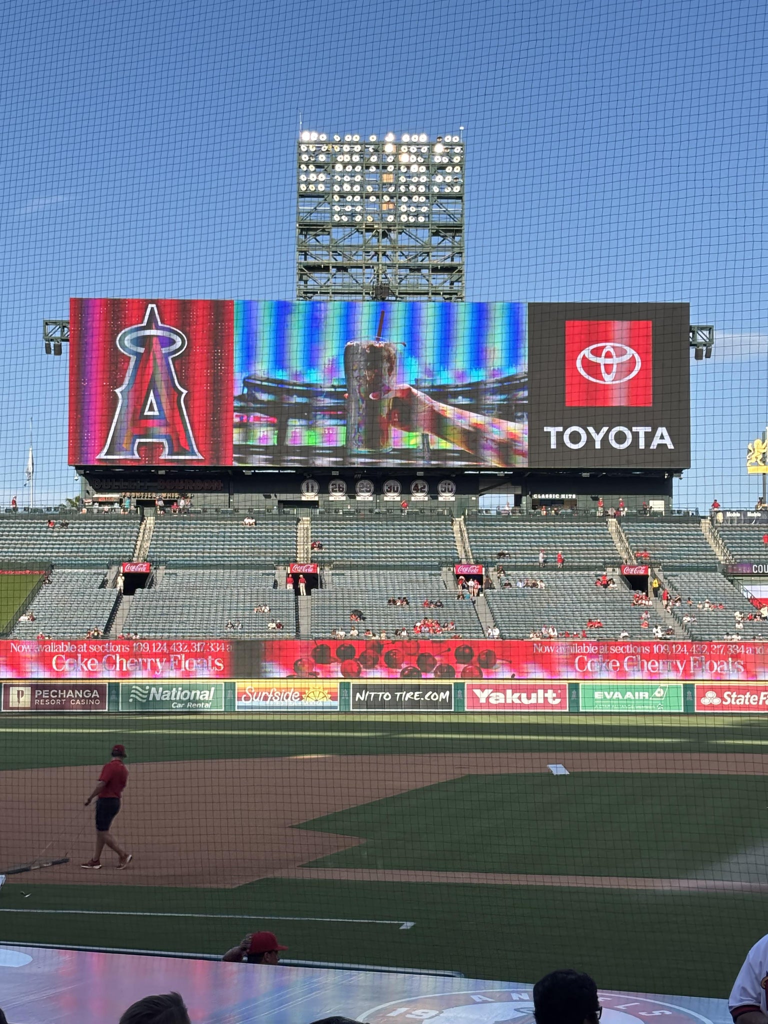 Real Fan View taken from Section 112 at Angel Stadium by Marivic T