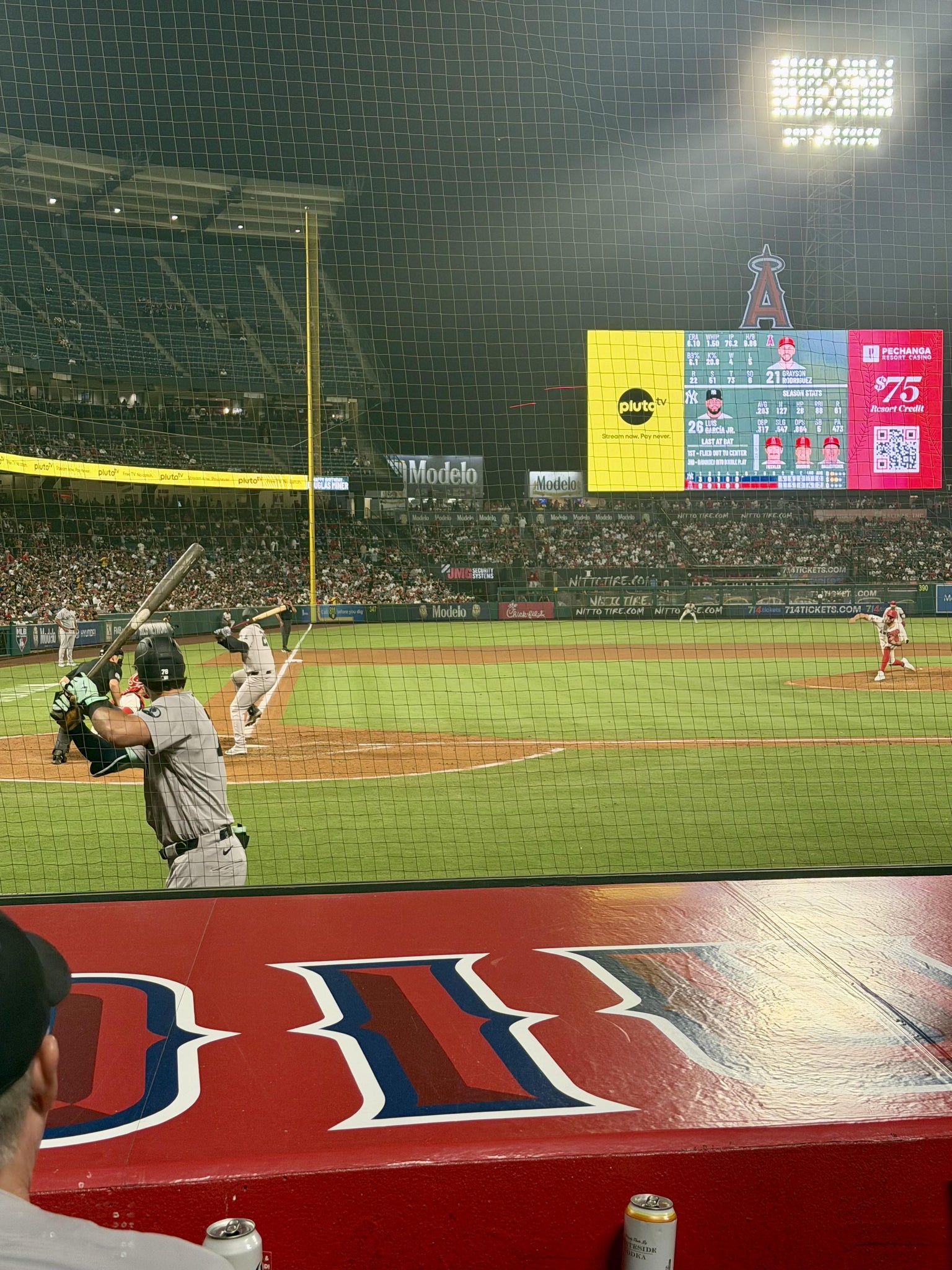 Real Fan View taken from Section 122 at Angel Stadium by Anonymous User