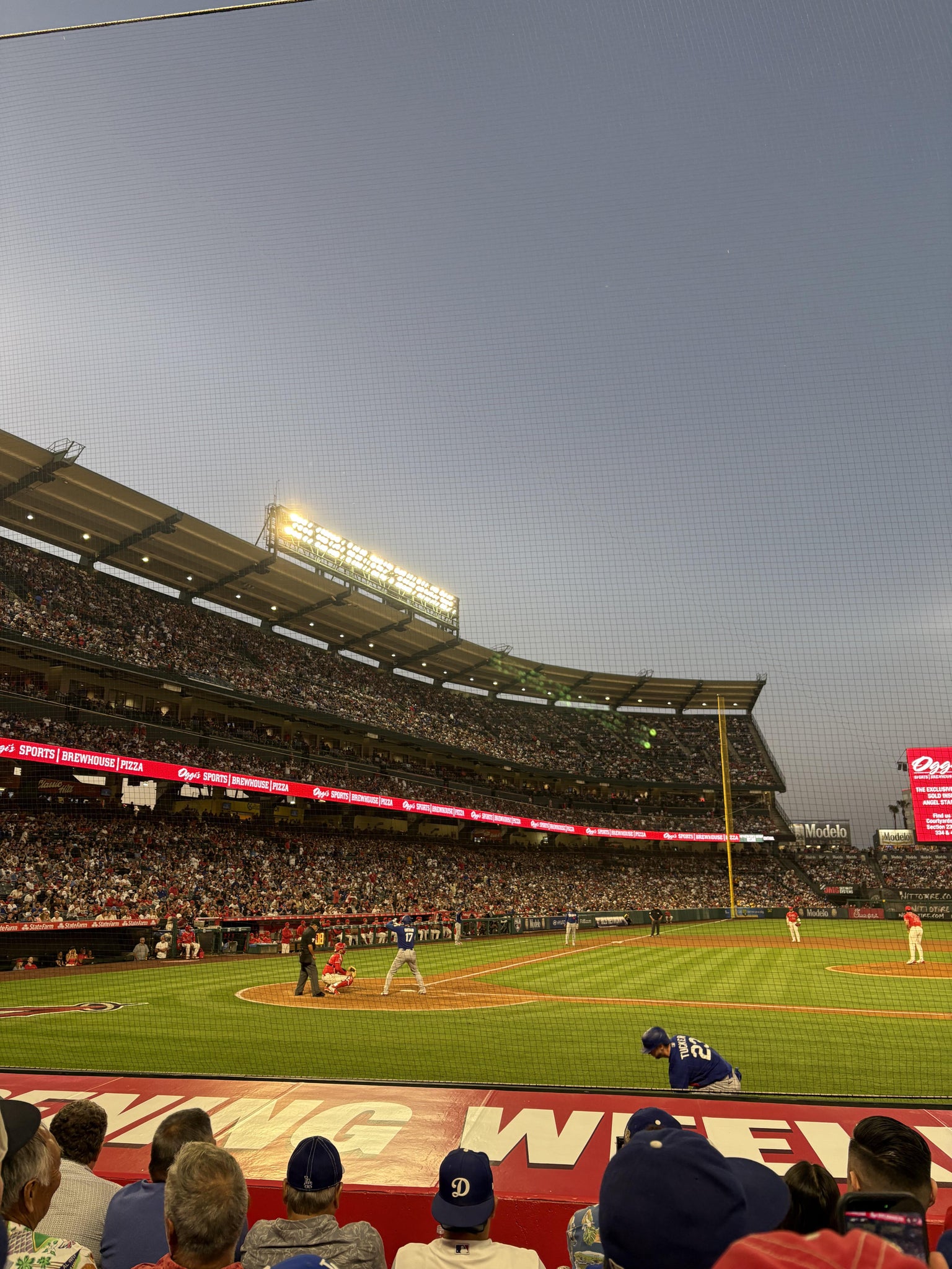 Real Fan View taken from Section 123 at Angel Stadium by Diana H