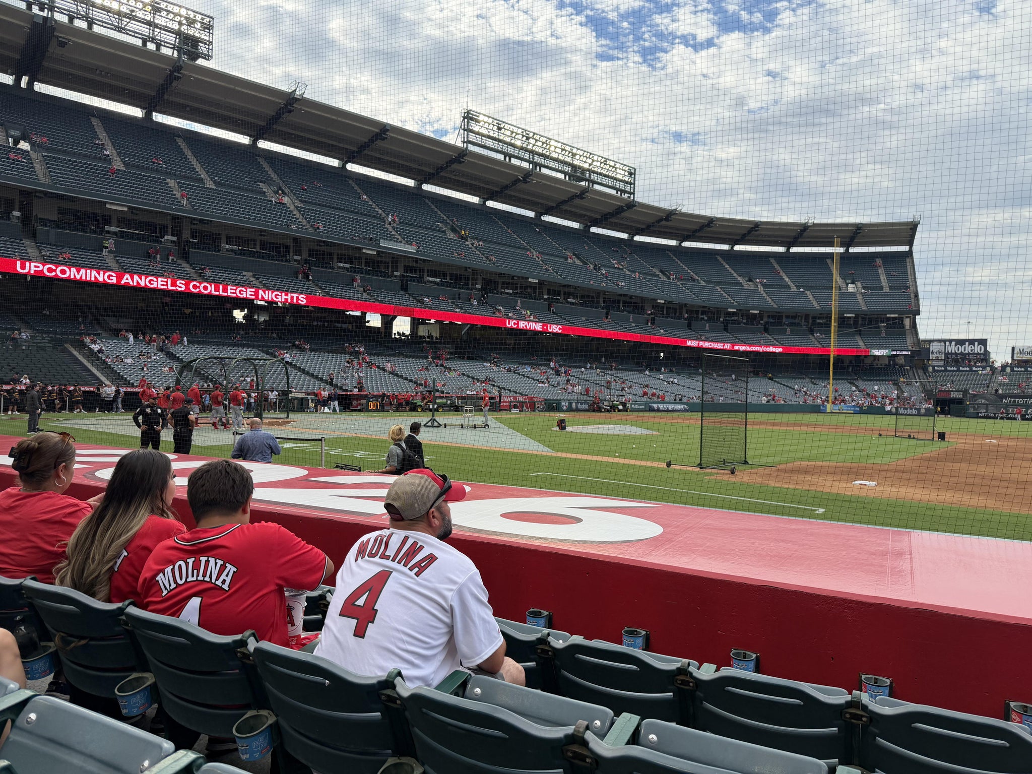 Real Fan View taken from Section 125 at Angel Stadium by Rich R