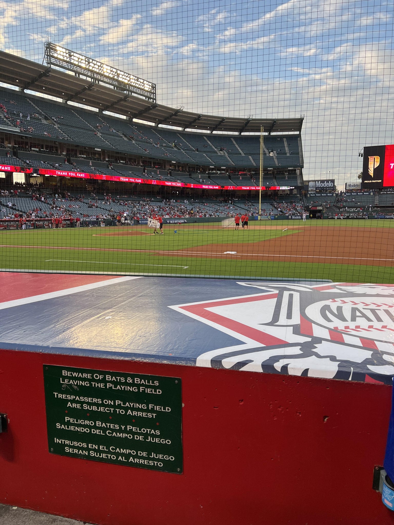 Real Fan View taken from Section 126 at Angel Stadium by Erman C