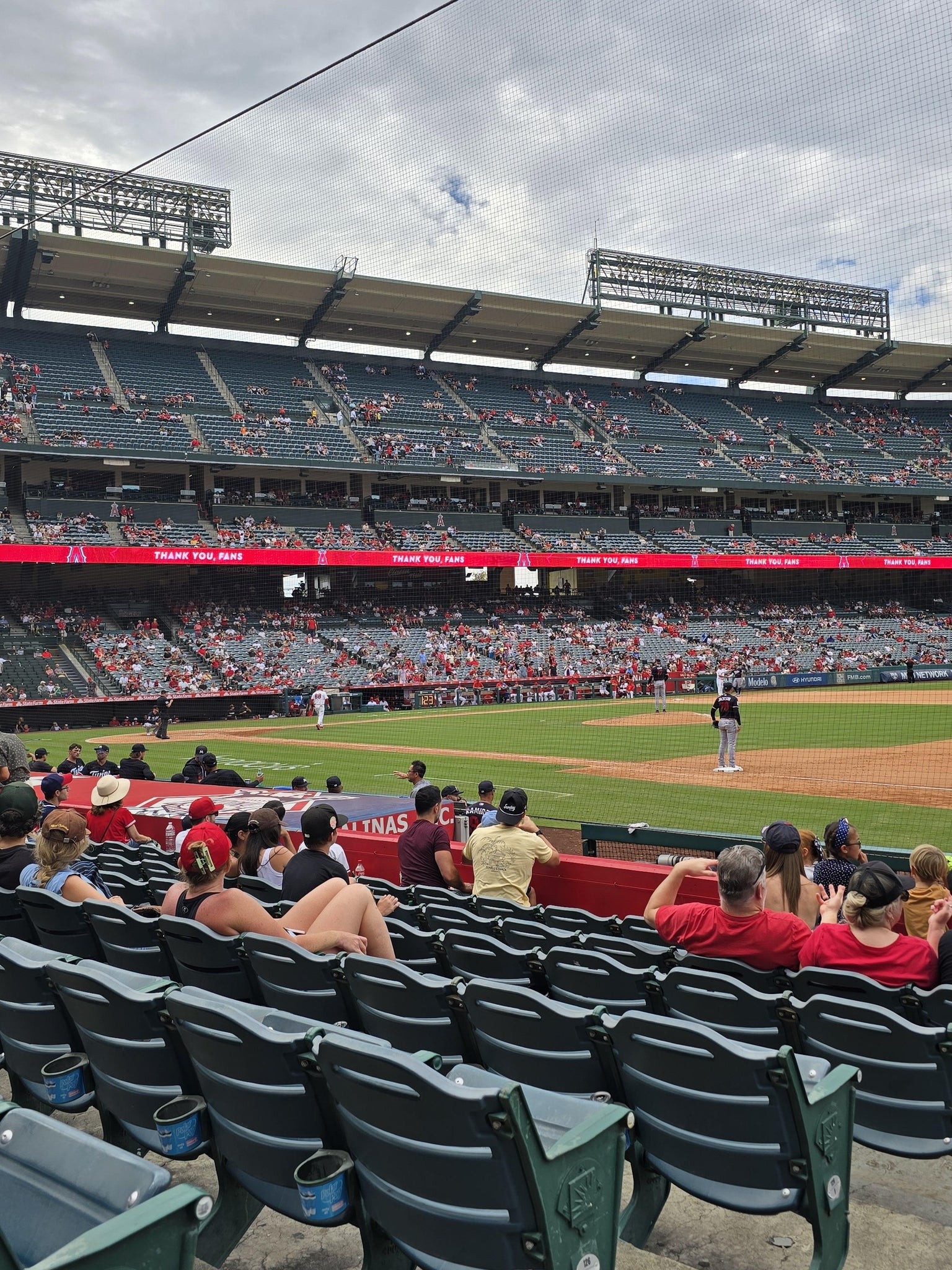 Real Fan View taken from Section 127 at Angel Stadium by Shelly M
