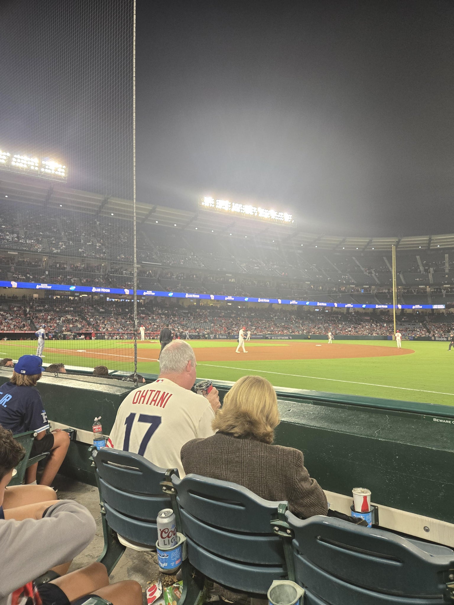 Real Fan View taken from Section 128 at Angel Stadium by Karl S