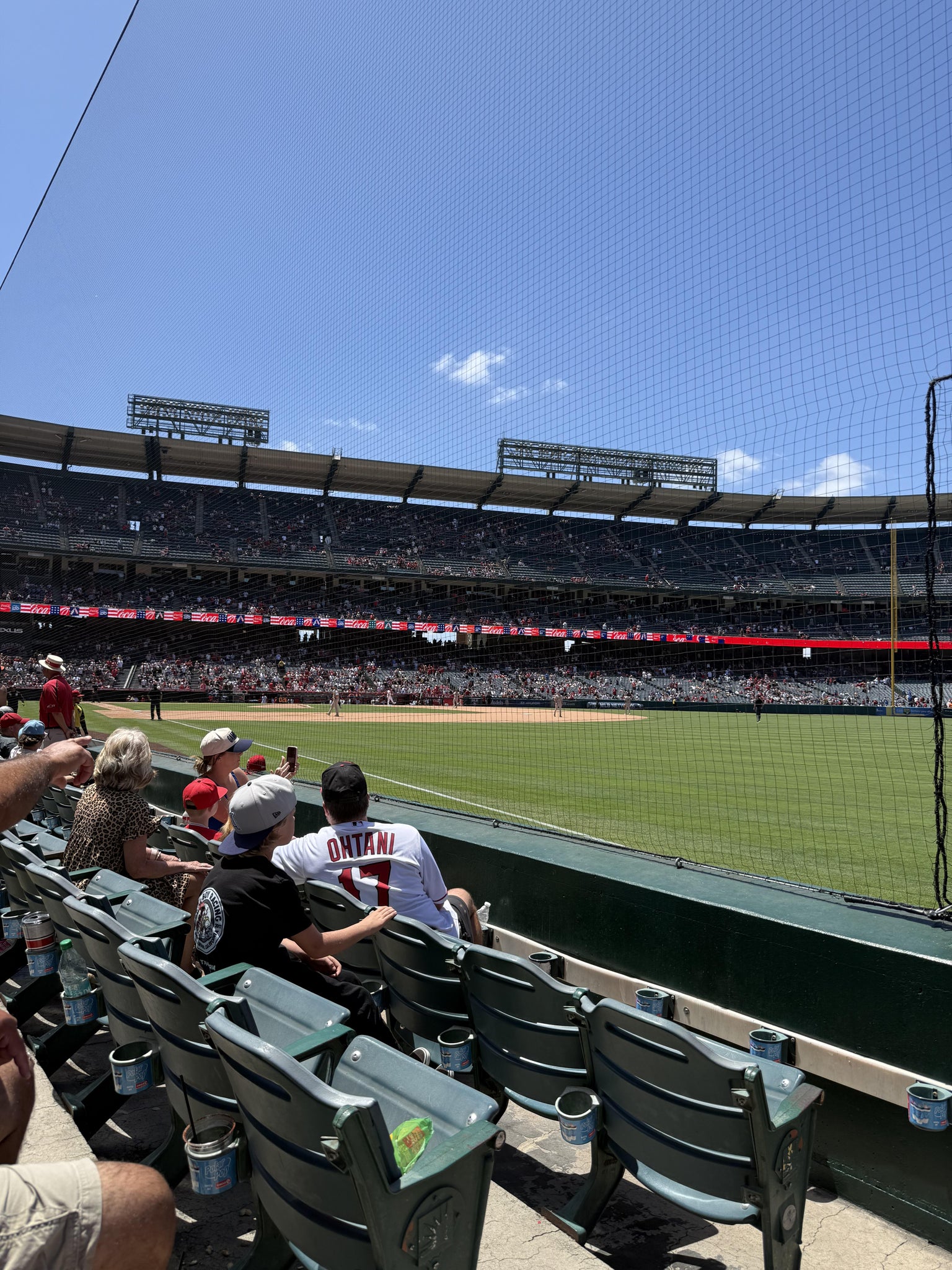 Real Fan View taken from Section 131 at Angel Stadium by Ra T