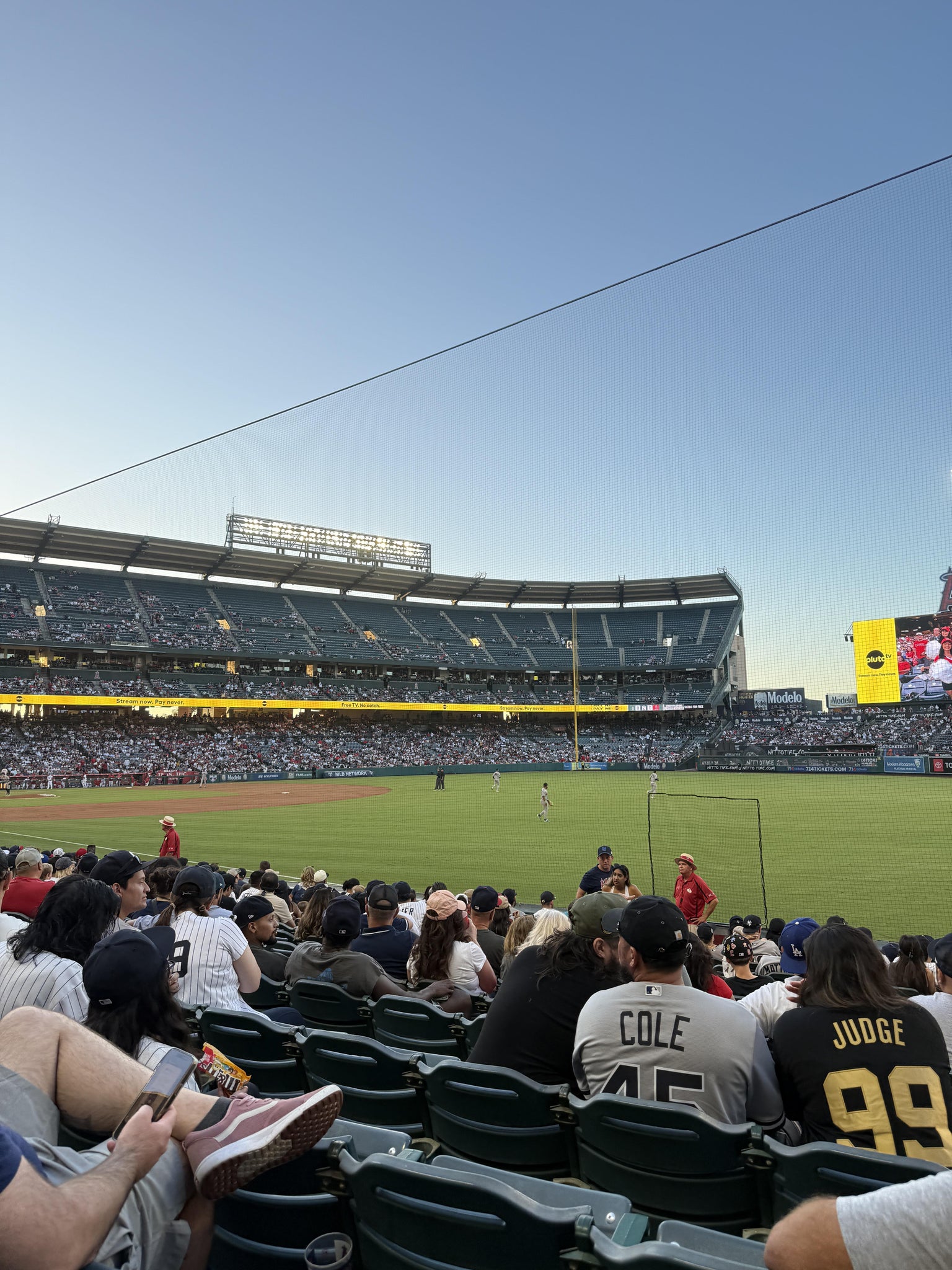 Real Fan View taken from Section 131 at Angel Stadium by Ally E