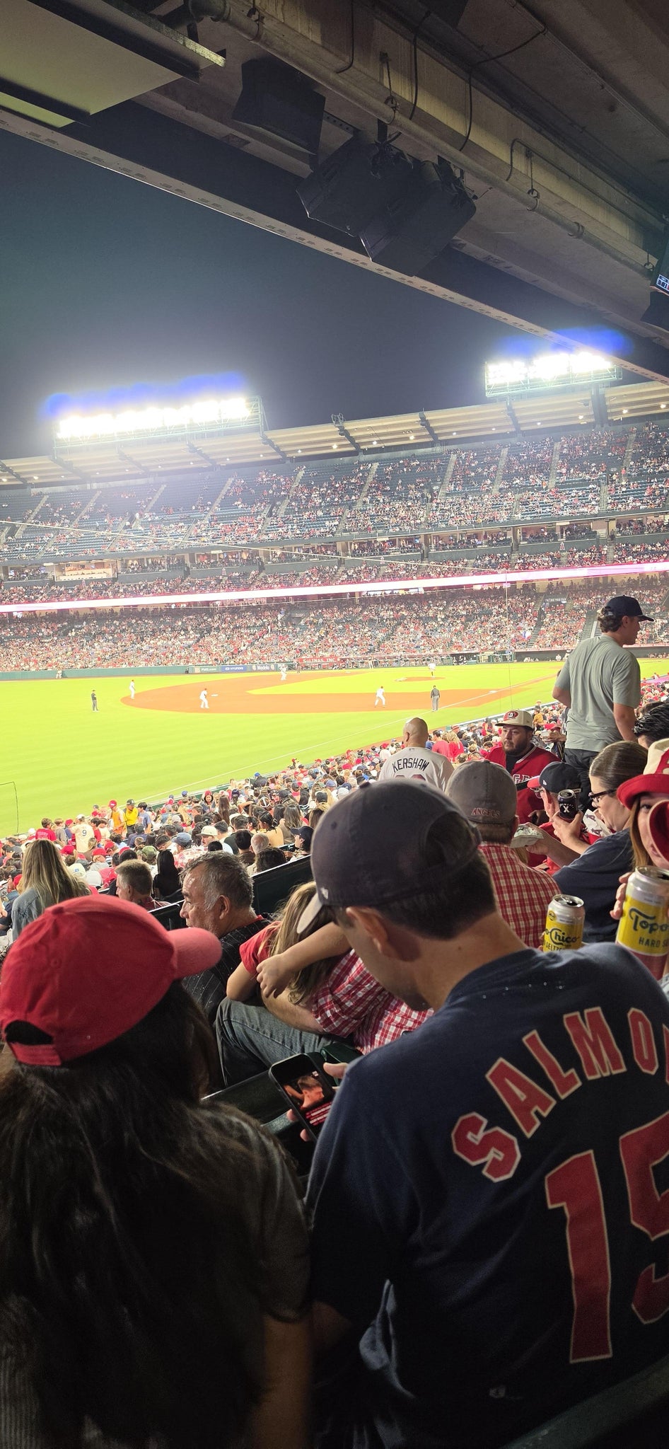Real Fan View taken from Section 205 at Angel Stadium by Dave gavilan D