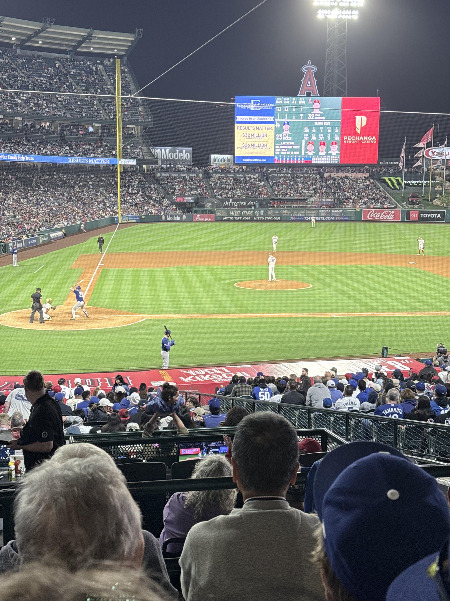 Real Fan View taken from Section 221 at Angel Stadium by Roberto L