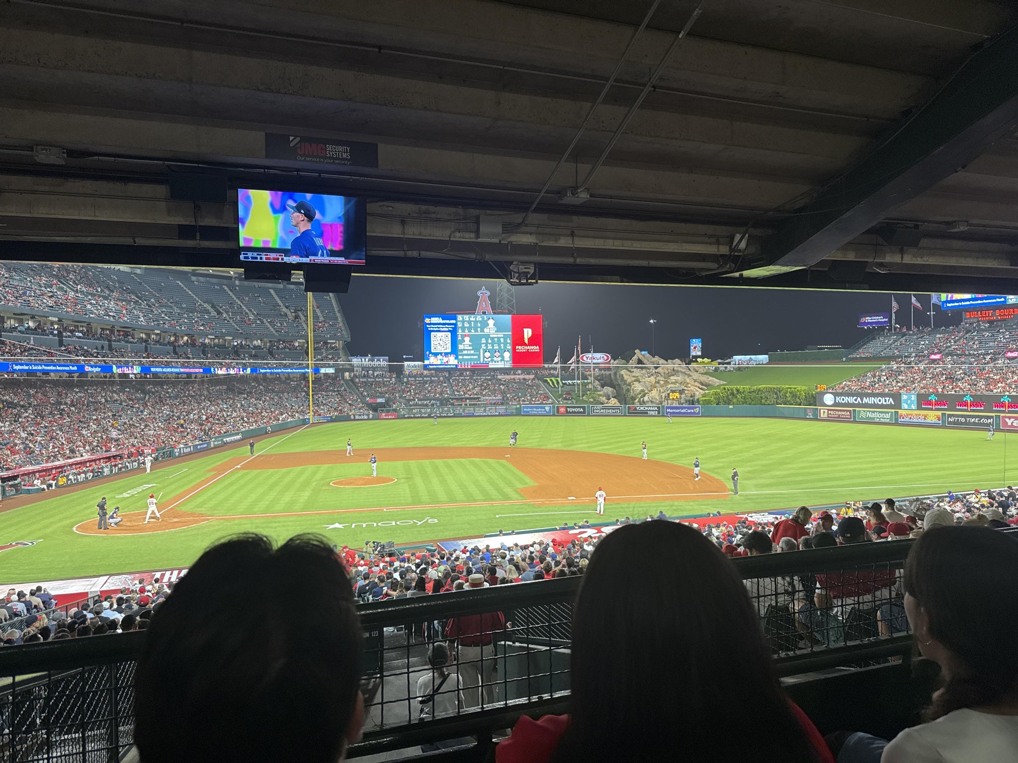 Real Fan View taken from Section 222 at Angel Stadium by William T