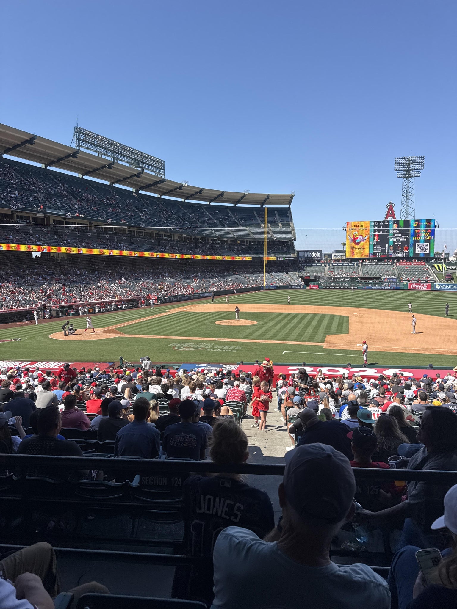 Real Fan View taken from Section 223 at Angel Stadium by Jason C