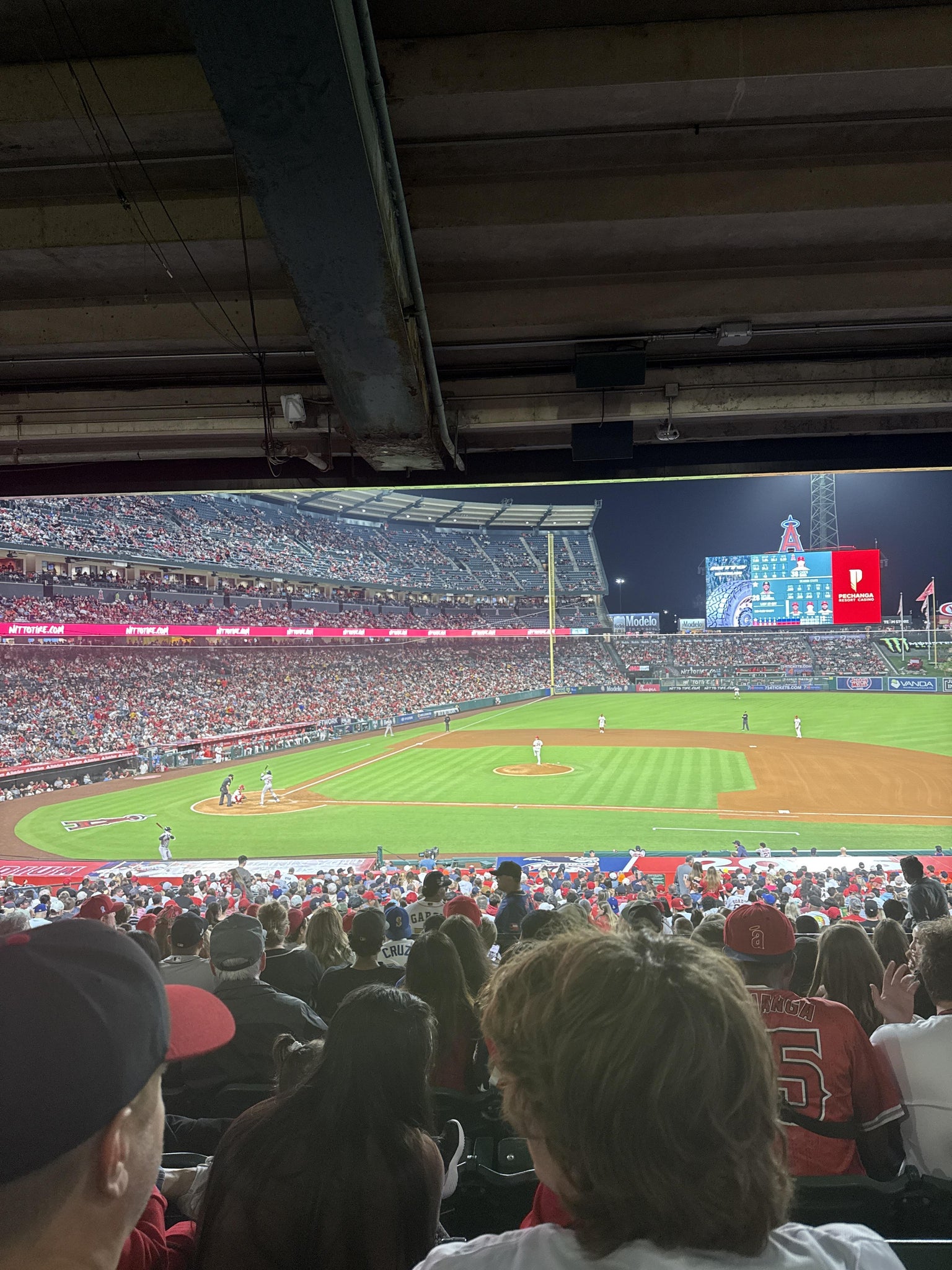 Real Fan View taken from Section 223 at Angel Stadium by Jessica S