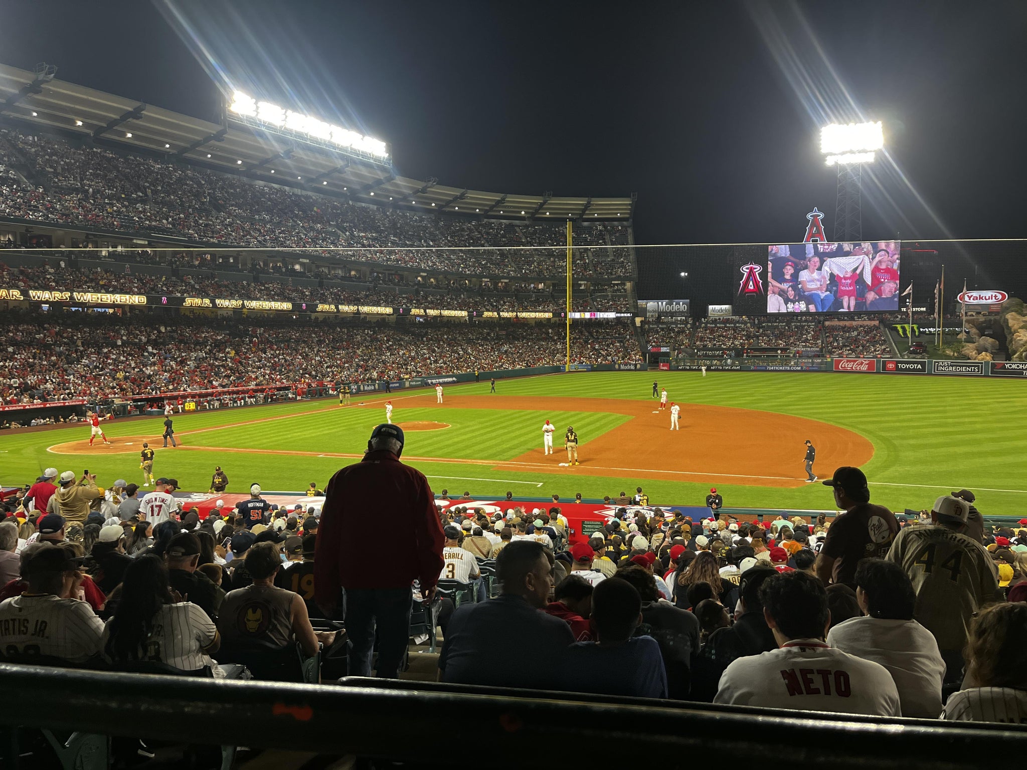 Real Fan View taken from Section 224 at Angel Stadium by Anonymous User