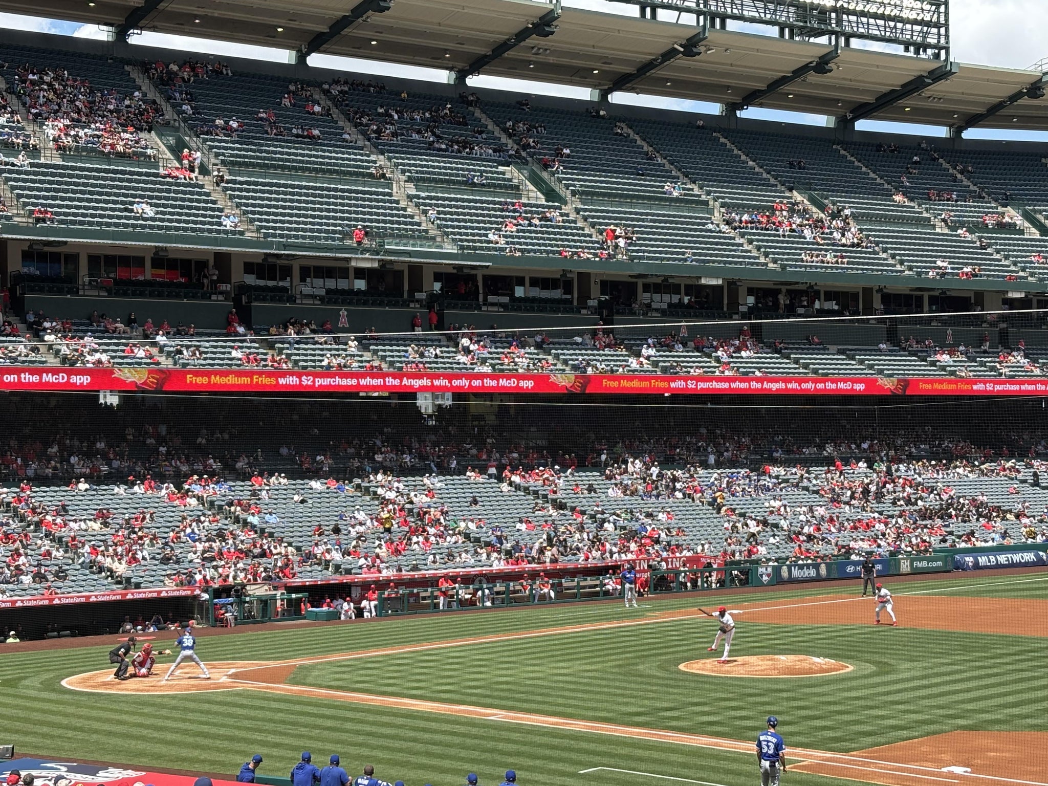 Real Fan View taken from Section 225 at Angel Stadium by Brian N
