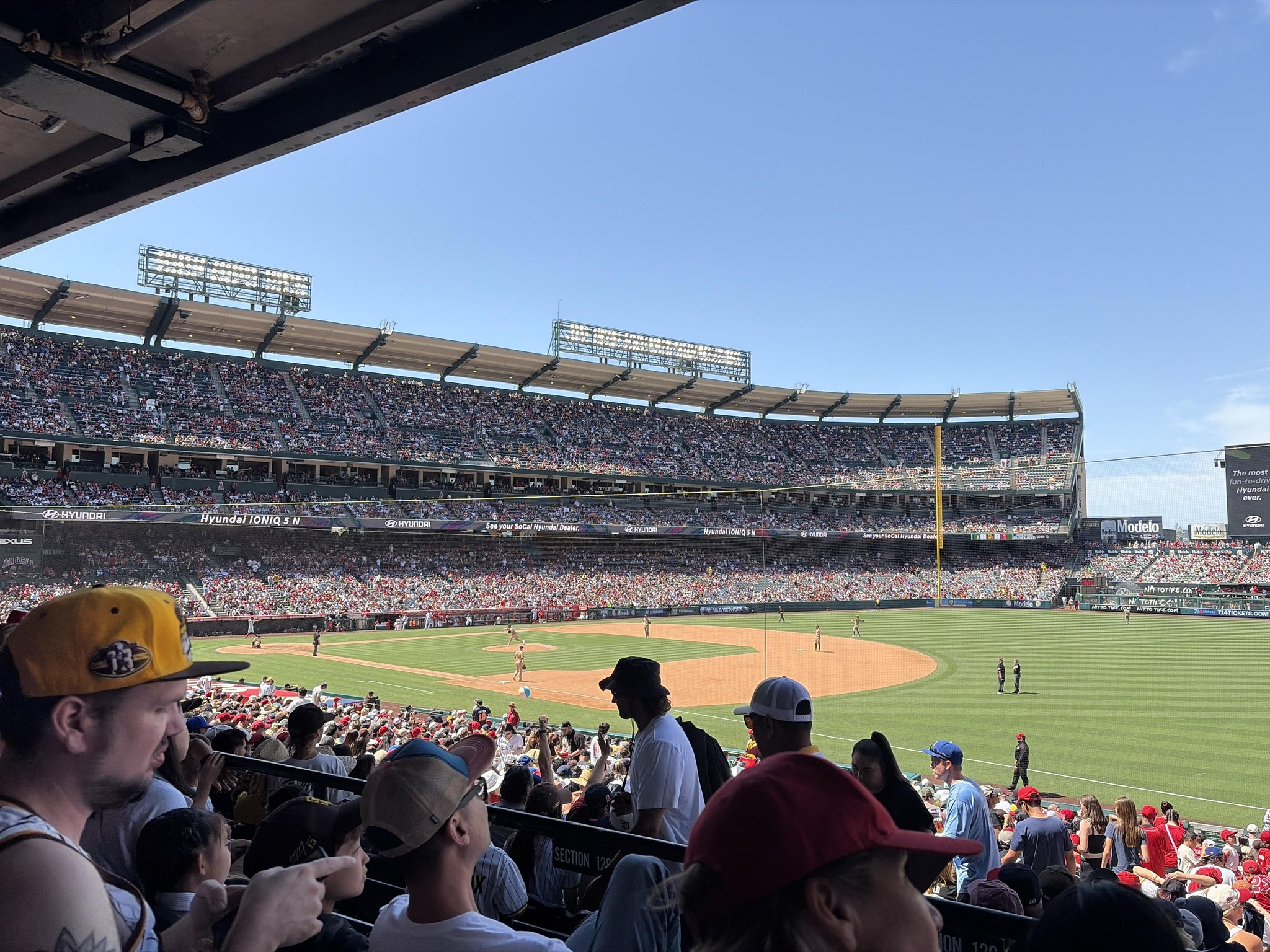 Real Fan View taken from Section 226 at Angel Stadium by Mohamad K