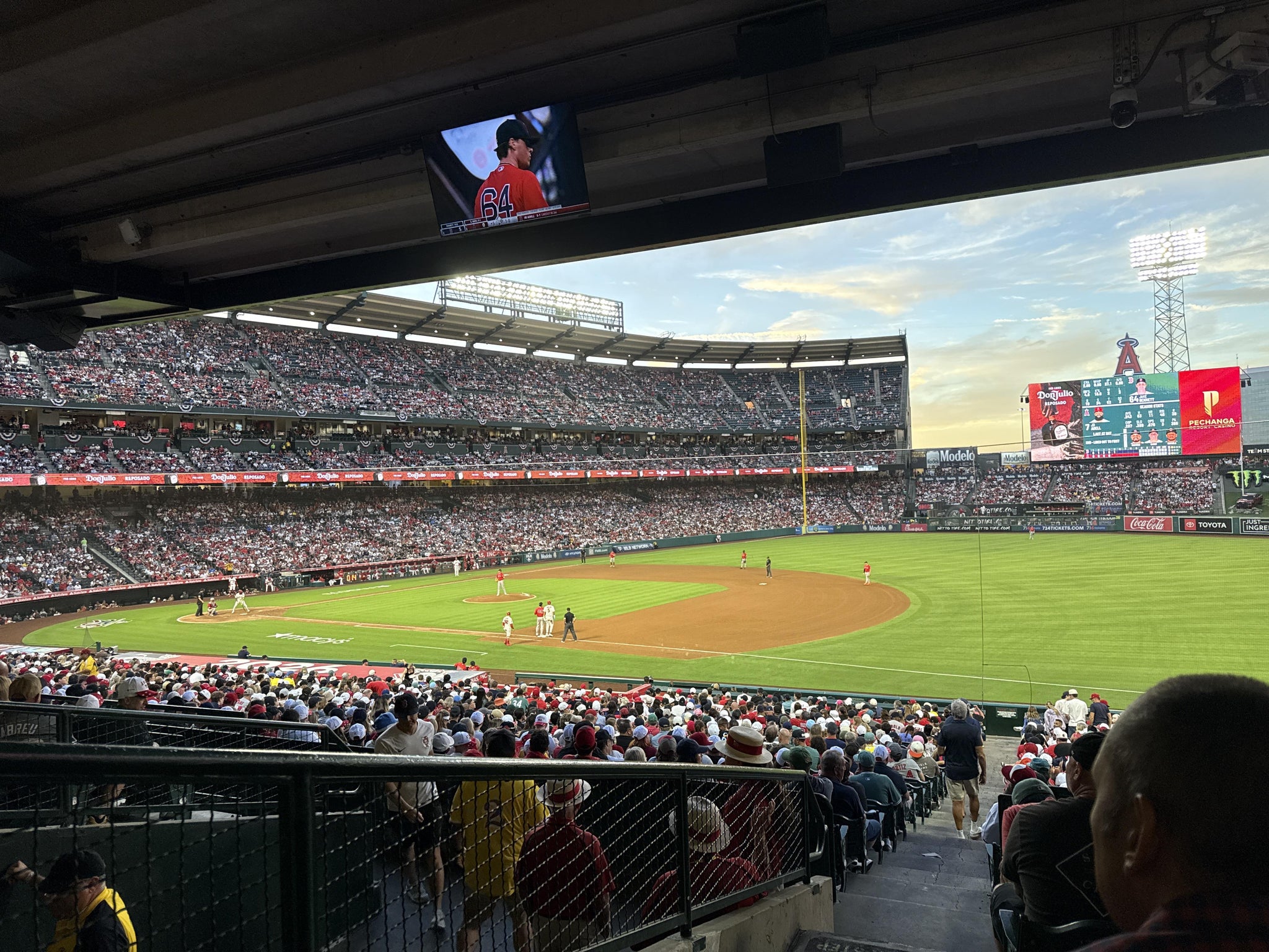 Real Fan View taken from Section 226 at Angel Stadium by Randi F