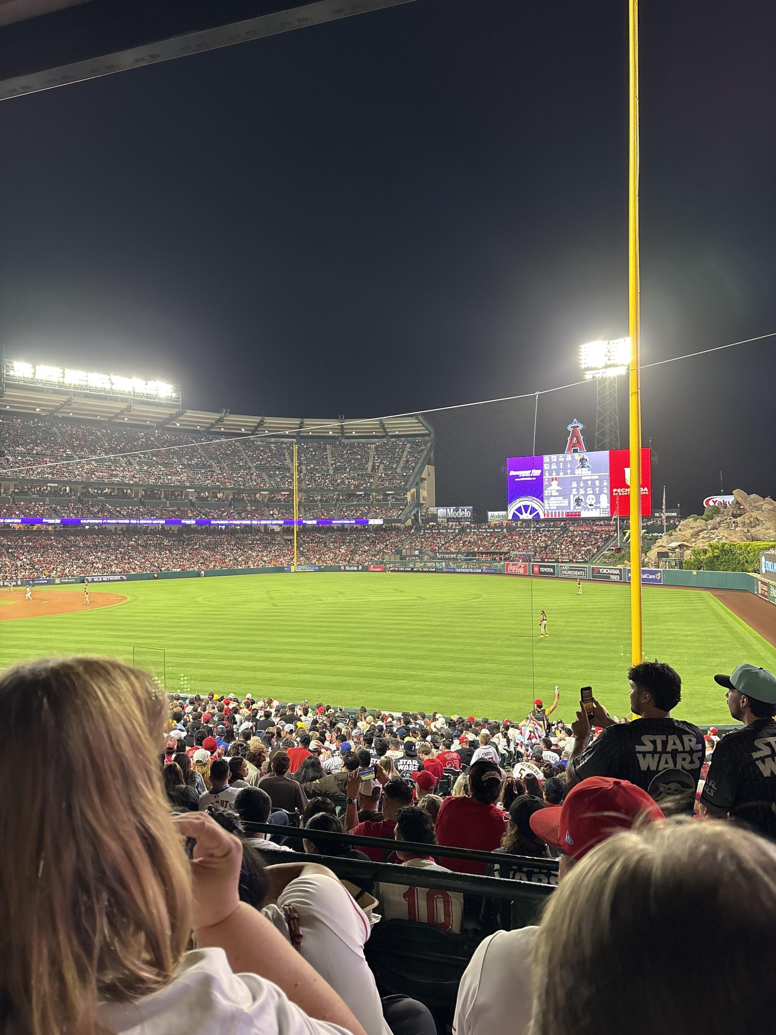 Real Fan View taken from Section 229 at Angel Stadium by John G