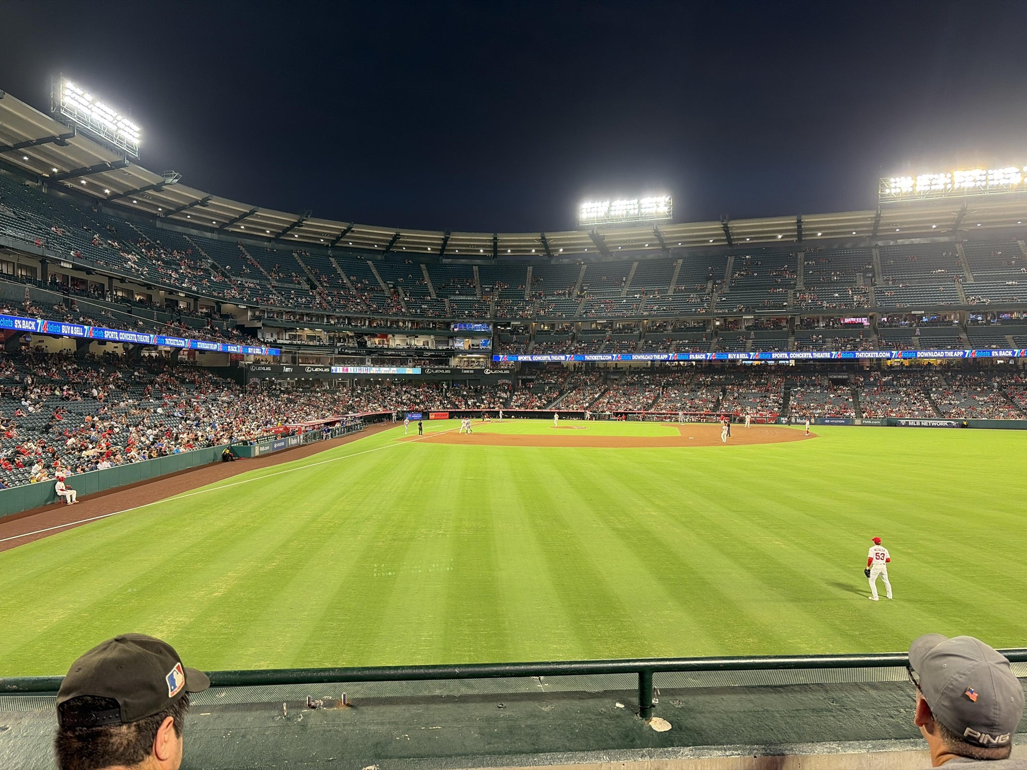 Real Fan View taken from Section 236 at Angel Stadium by Matthew G