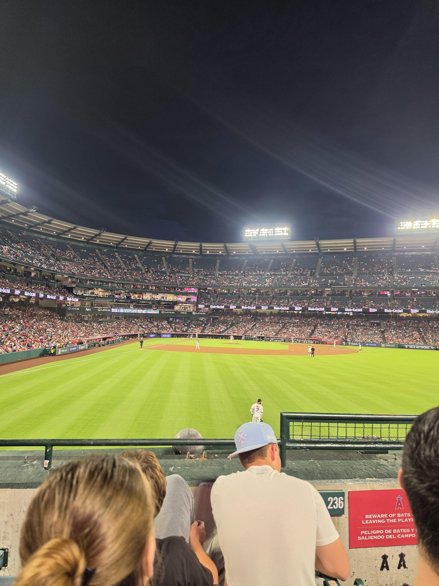 Real Fan View taken from Section 236 at Angel Stadium by Monica R