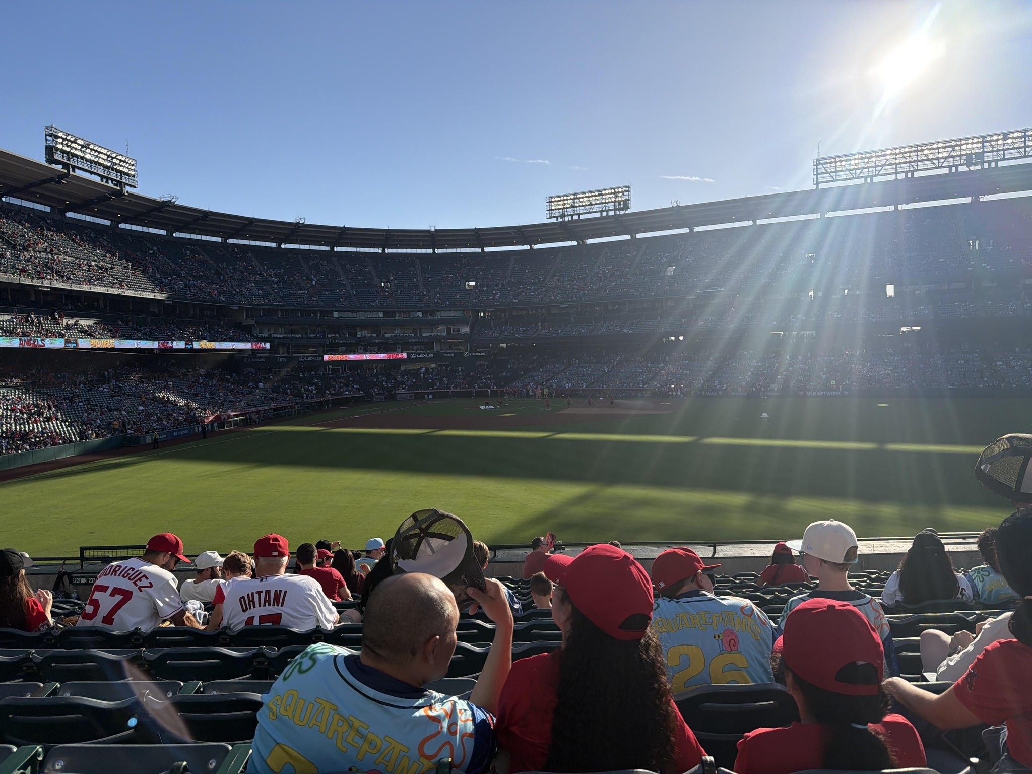 Real Fan View taken from Section 238 at Angel Stadium by Adam C
