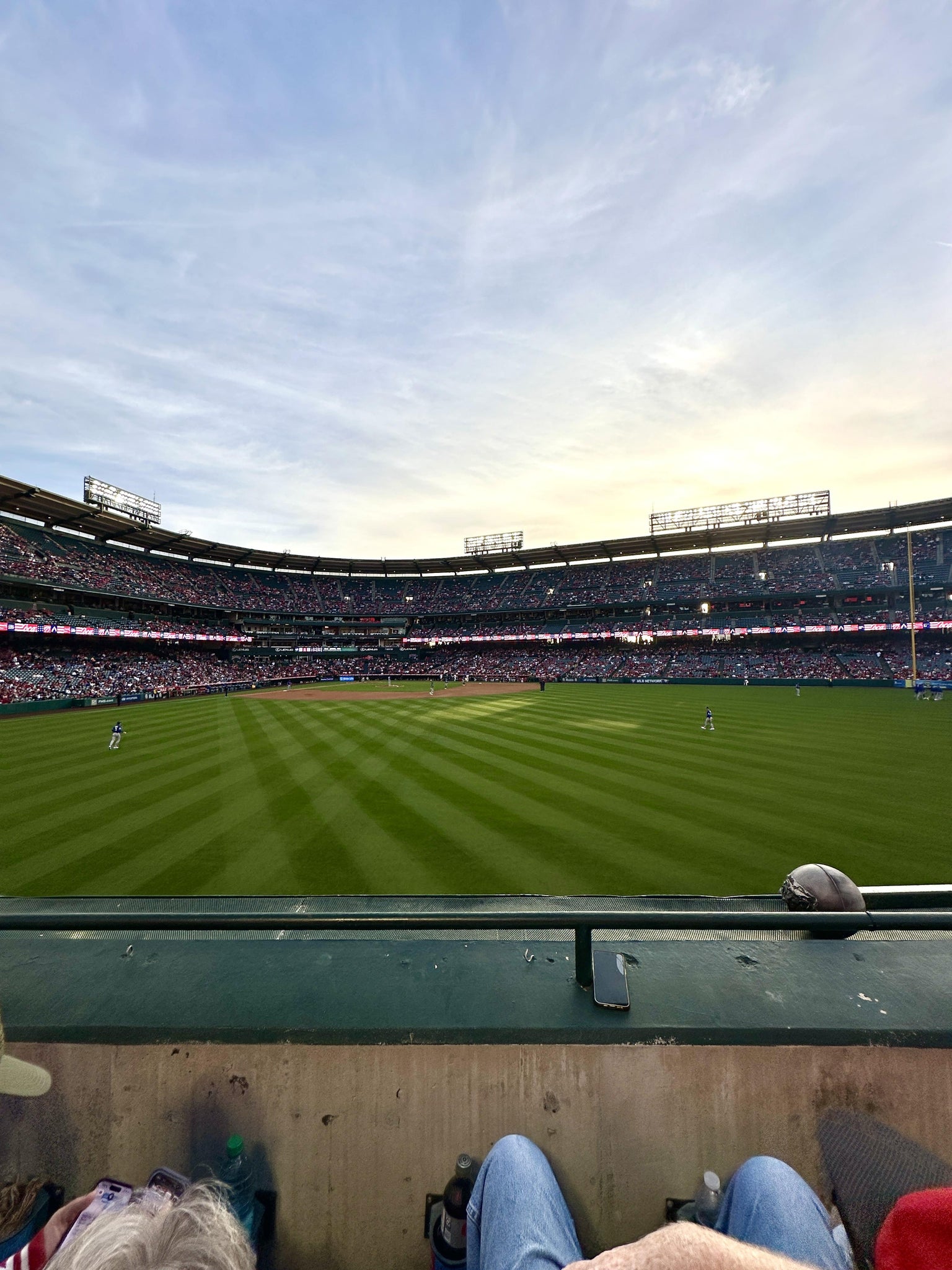 Real Fan View taken from Section 239 at Angel Stadium by Jose G