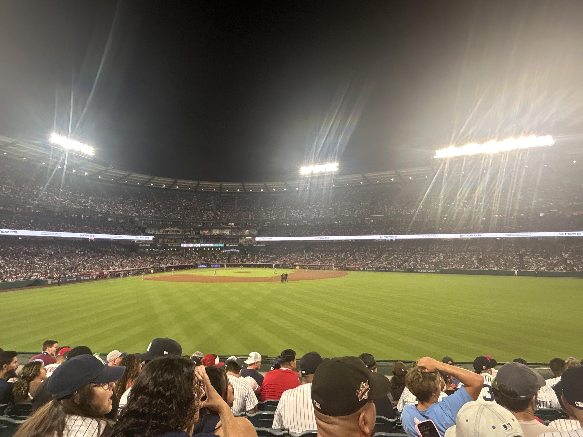 Real Fan View taken from Section 239 at Angel Stadium by Erik K