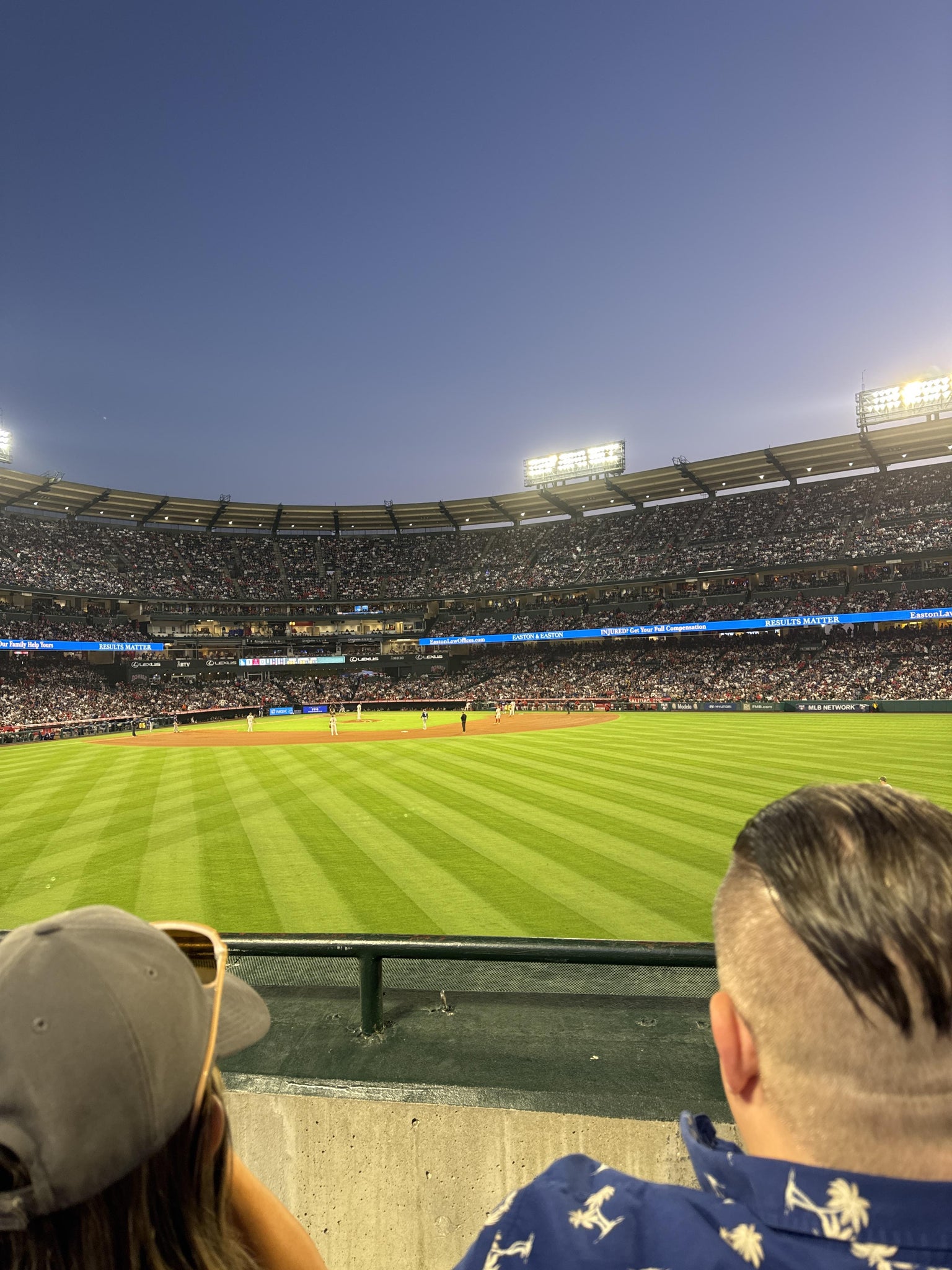 Real Fan View taken from Section 240 at Angel Stadium by Aymee V