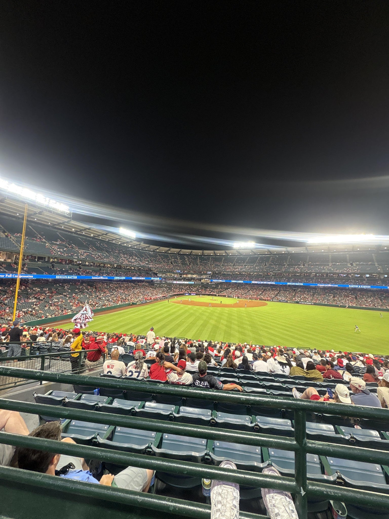 Real Fan View taken from Section 245 at Angel Stadium by Lizeth S