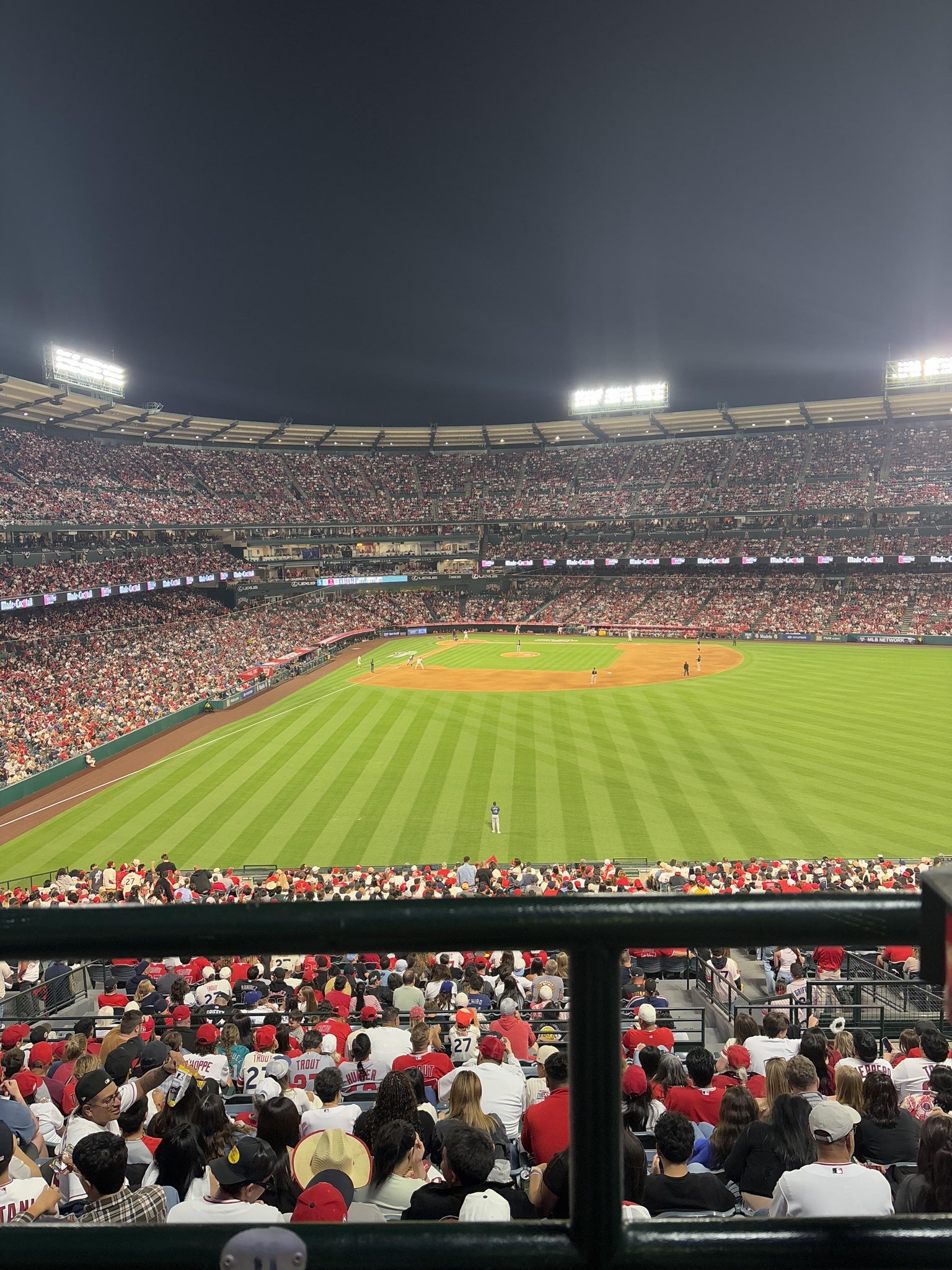 Real Fan View taken from Section 245 at Angel Stadium by James F